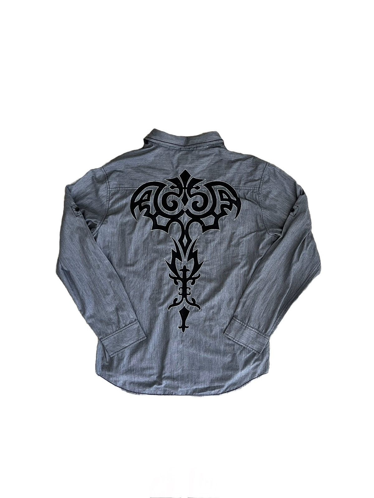 Affliction × Helix × Vintage Y2K Affliction Style Button Up Size US L / EU 52-54 / 3 - 2 Thumbnail
