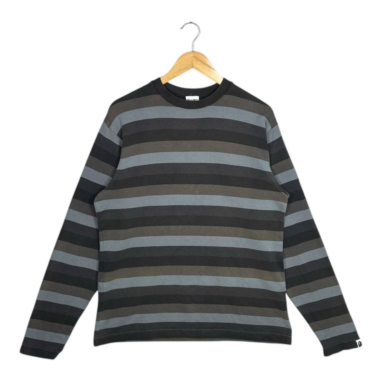 Bape Vtg BAPE 90s Striped Long Sleeve M Made in Japan Archival Size US M / EU 48-50 / 2 - 1 Thumbnail