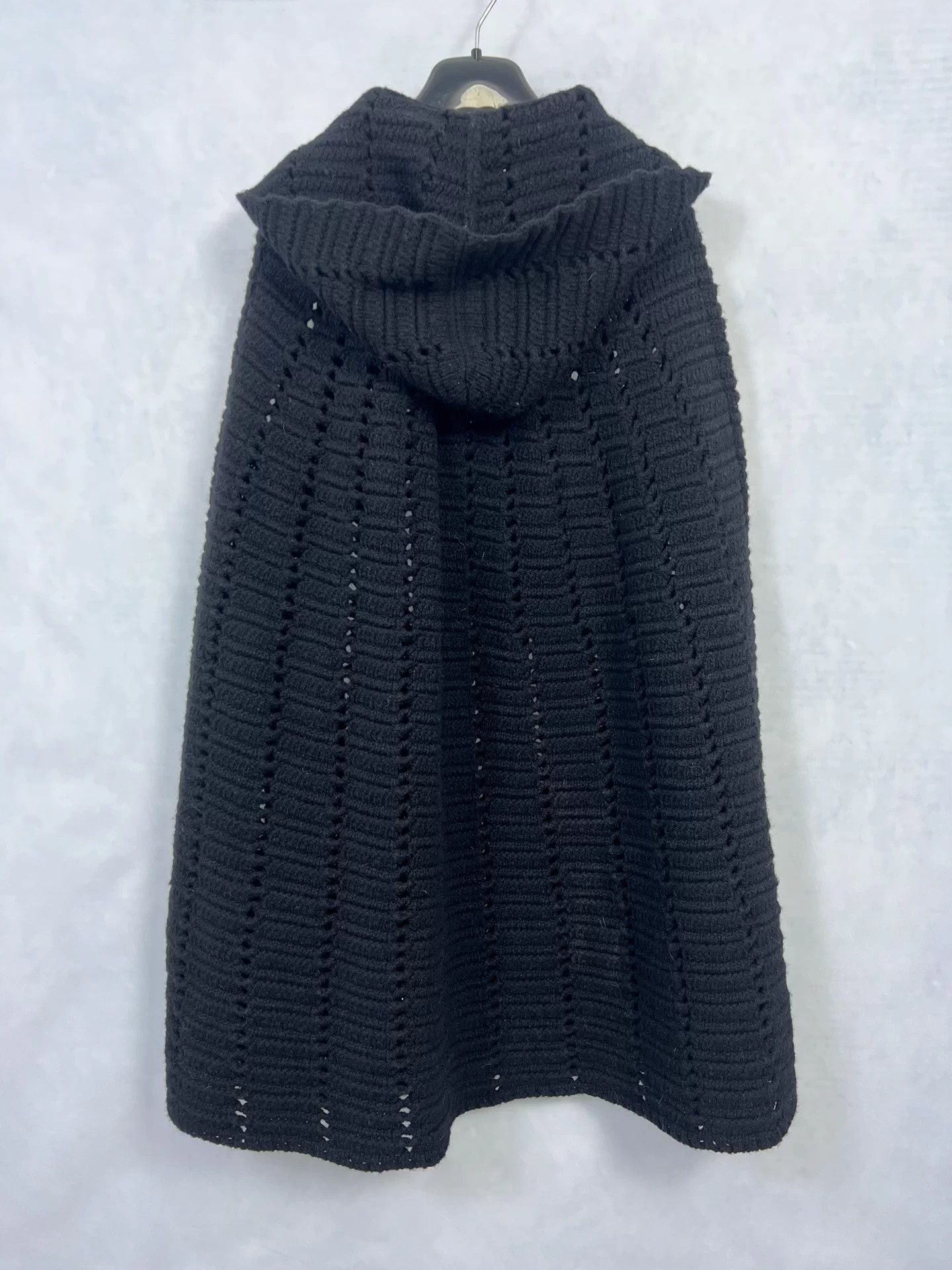 Saint Laurent Paris SAINT LAURENT SLP13FW Bamboo Buckle Hooded Wool Cloak S Size S / US 4 / IT 40 - 2 Thumbnail