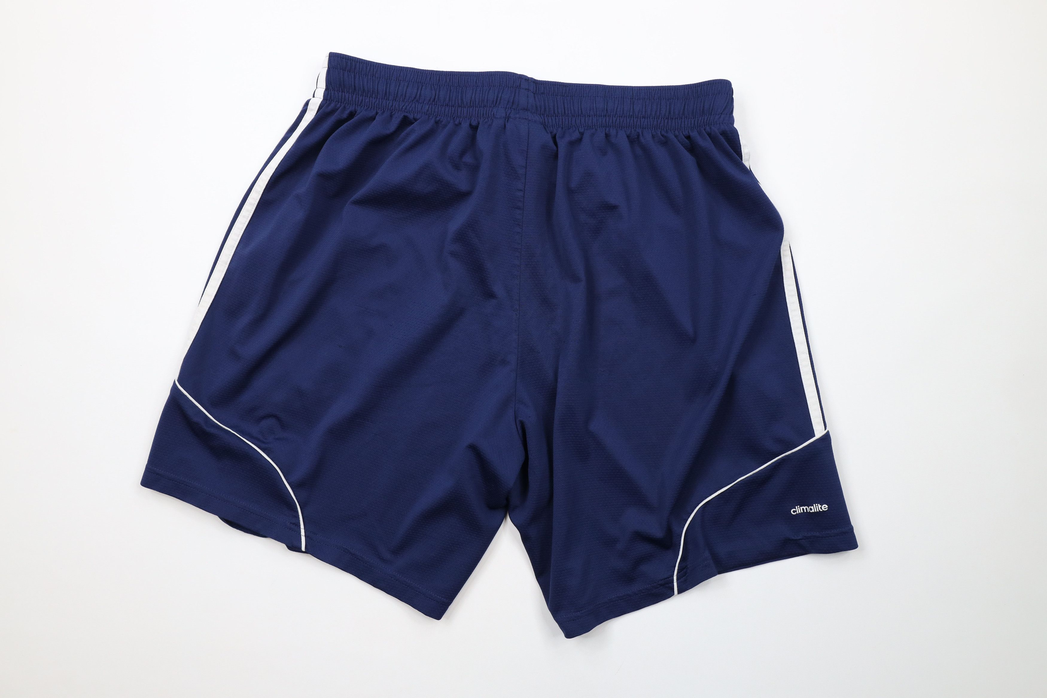 Adidas × Vintage Vintage Adidas Striped Running Jogging Soccer Shorts Blue Size US 36 / EU 52 - 7 Thumbnail
