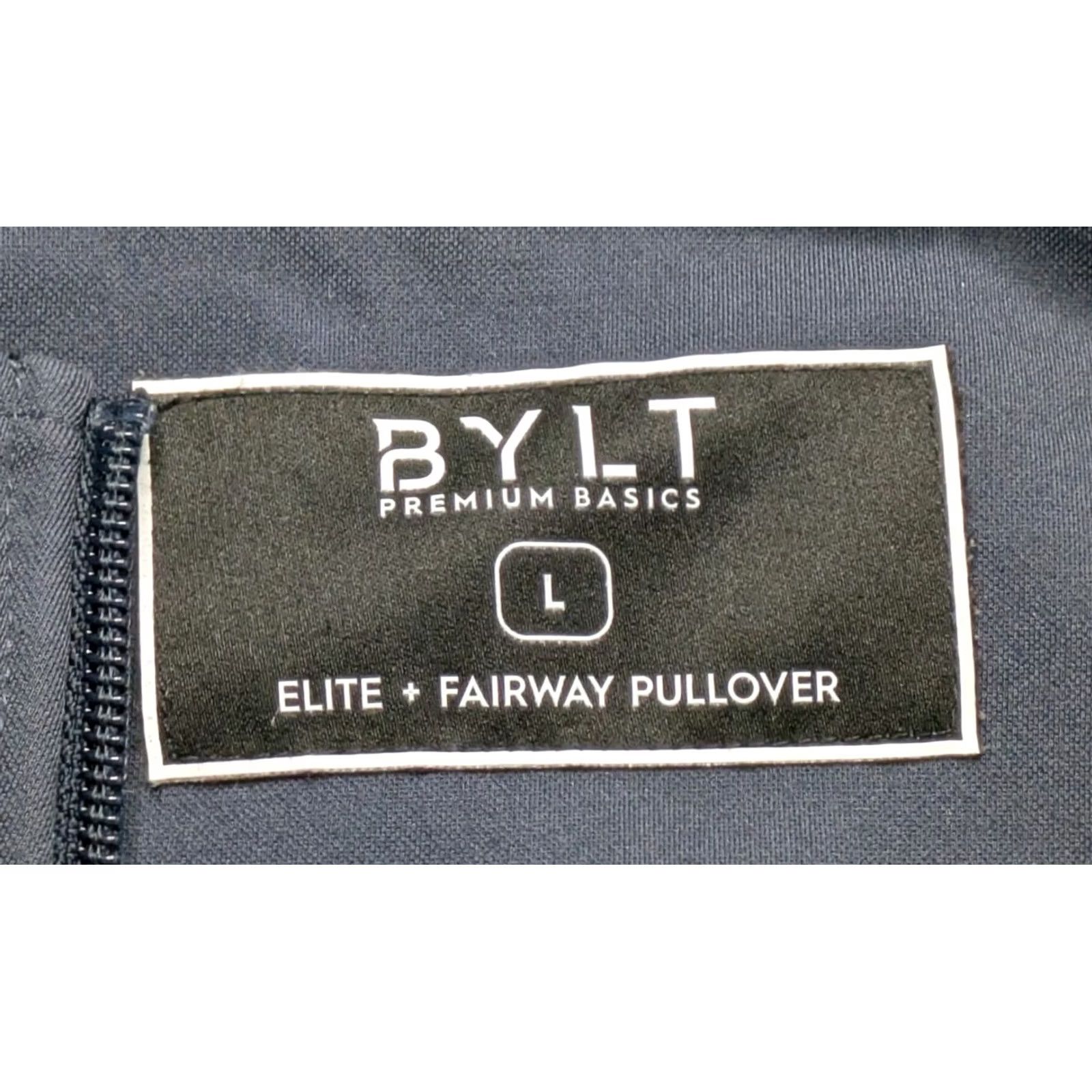Vintage BYLT Elite Fairway Pullover Jacket 1/4 Zip Golf Stretch L Blue Magnetic Buttons Size US L / EU 52-54 / 3 - 5 Thumbnail