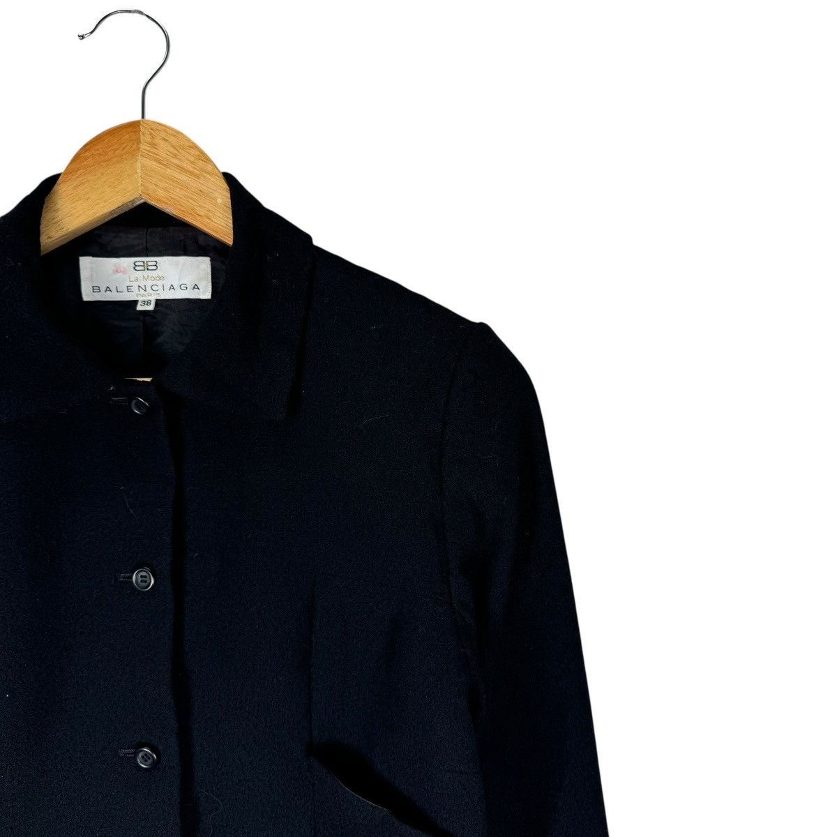 Balenciaga 🌟BALENCIAGA CROPPED BUTTON JACKET Size S / US 4 / IT 40 - 9 Thumbnail