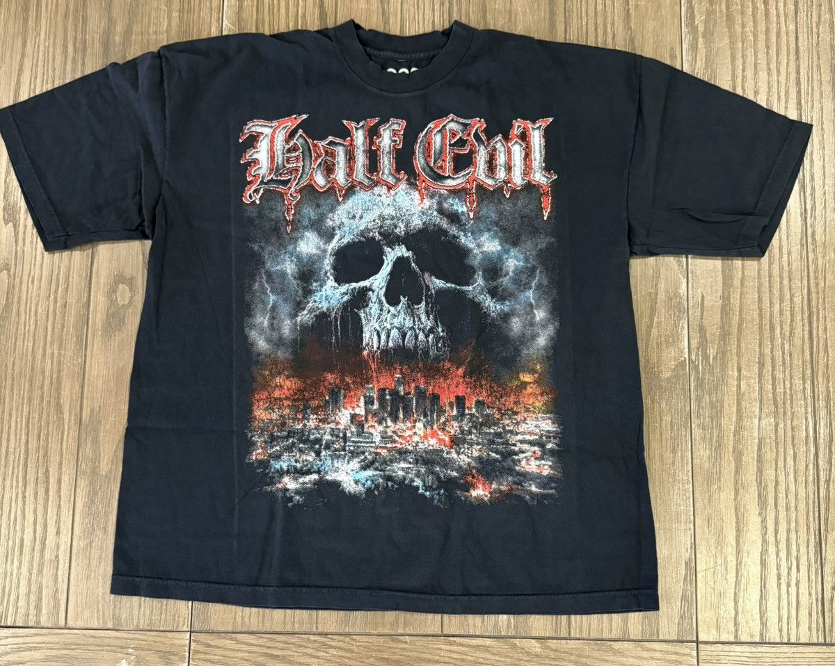 Half Evil ⚡️ Half Evil 333 Takeover Tee Shirt Size 2XL XXL ⚡️ Size US XXL / EU 58 / 5 - 2 Thumbnail