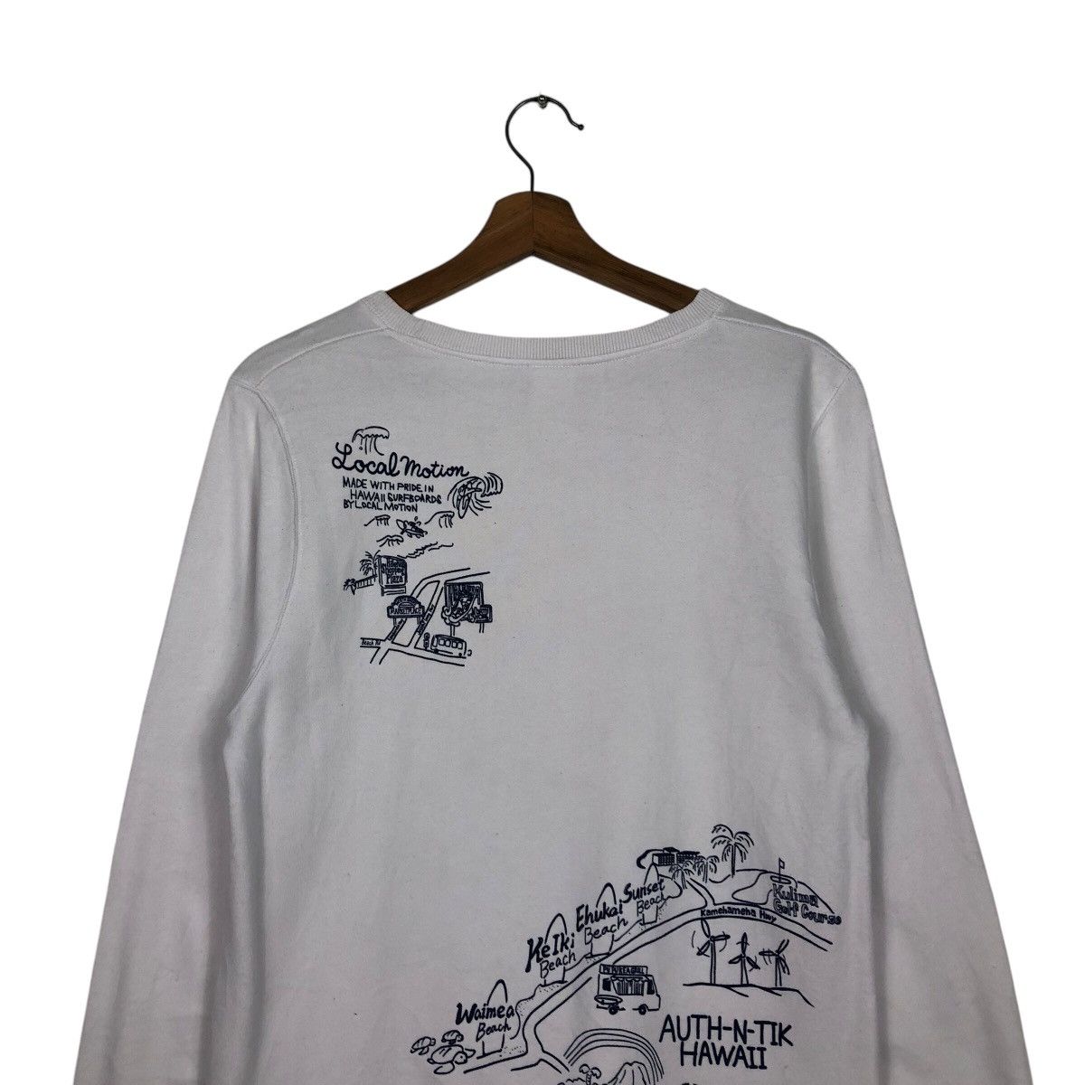 Japanese Brand × Vintage 📌Vintage Sweatshirt Crewneck Honolulu Hawaii Big Logo Size US L / EU 52-54 / 3 - 10 Thumbnail