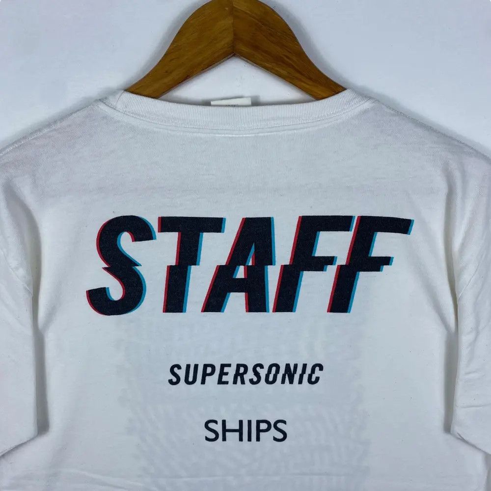 Japanese Brand Japanese Brand SHIPS SUPERSONIC Staff Graphic Tee Shirt Size US L / EU 52-54 / 3 - 5 Thumbnail