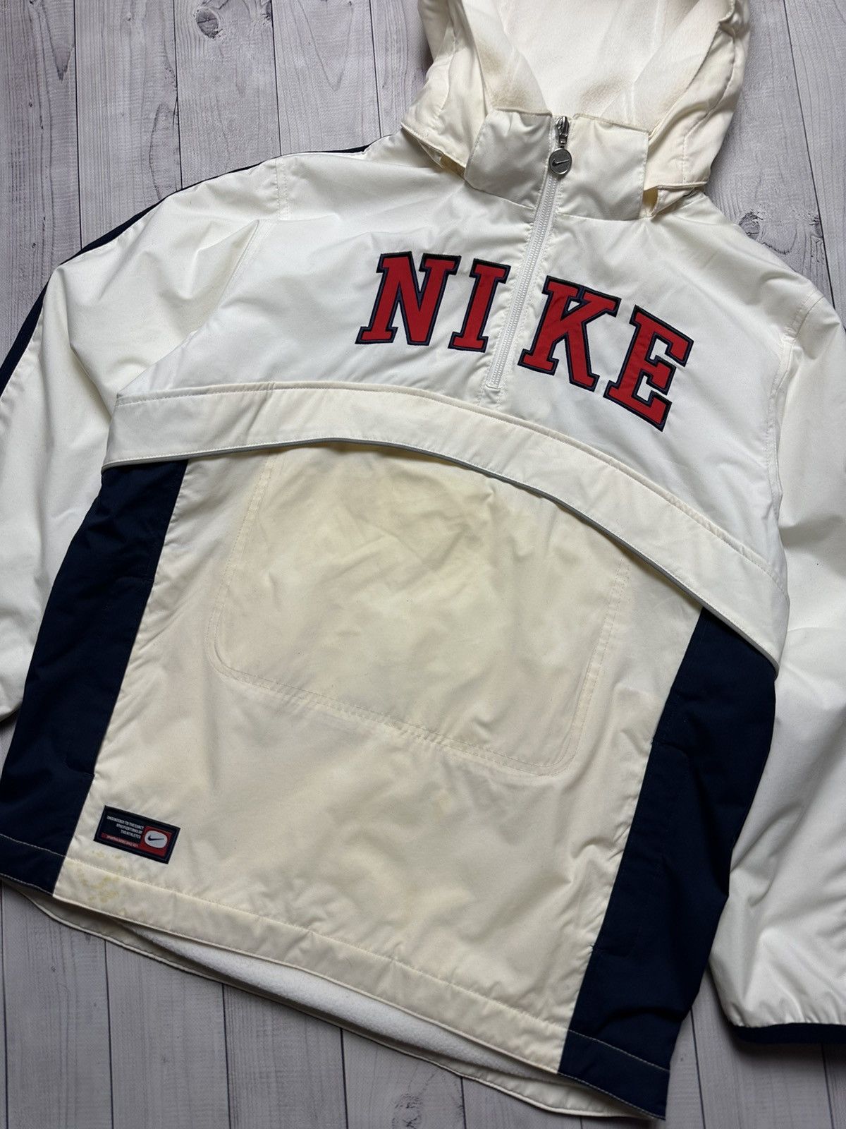 Nike × Vintage Vintage Nike jacket anorak big logo size Xs/S Size US XS / EU 42 / 0 - 2 Thumbnail