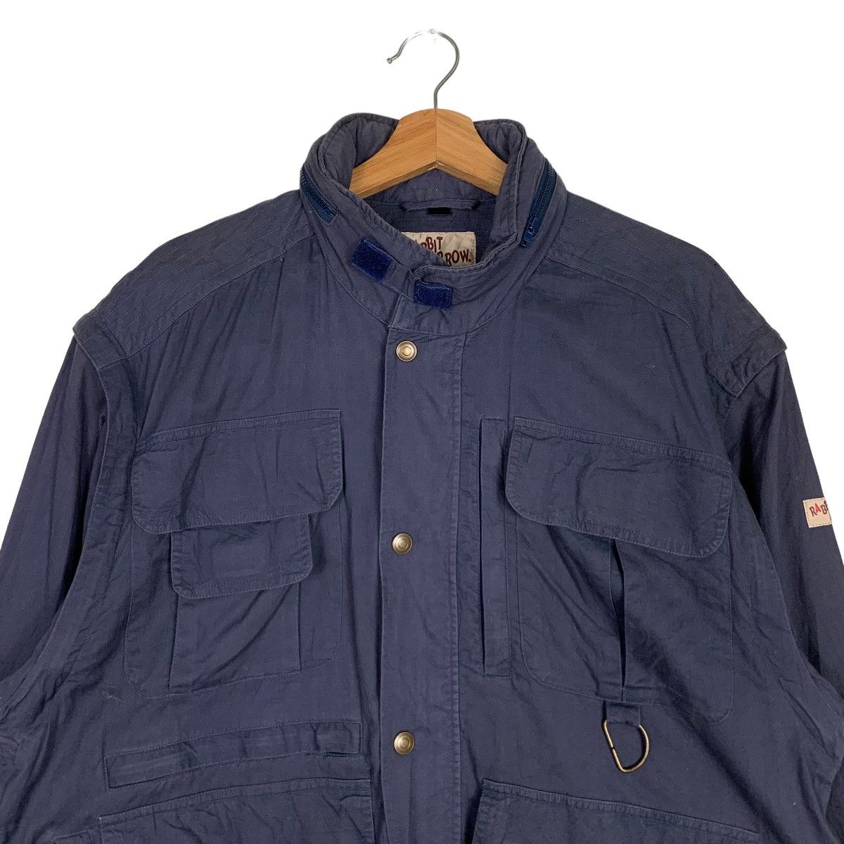 Japanese Brand RABBIT ARROW Four Pocket Utility Work Chore Jacket #0287-C13 Size US L / EU 52-54 / 3 - 3 Thumbnail