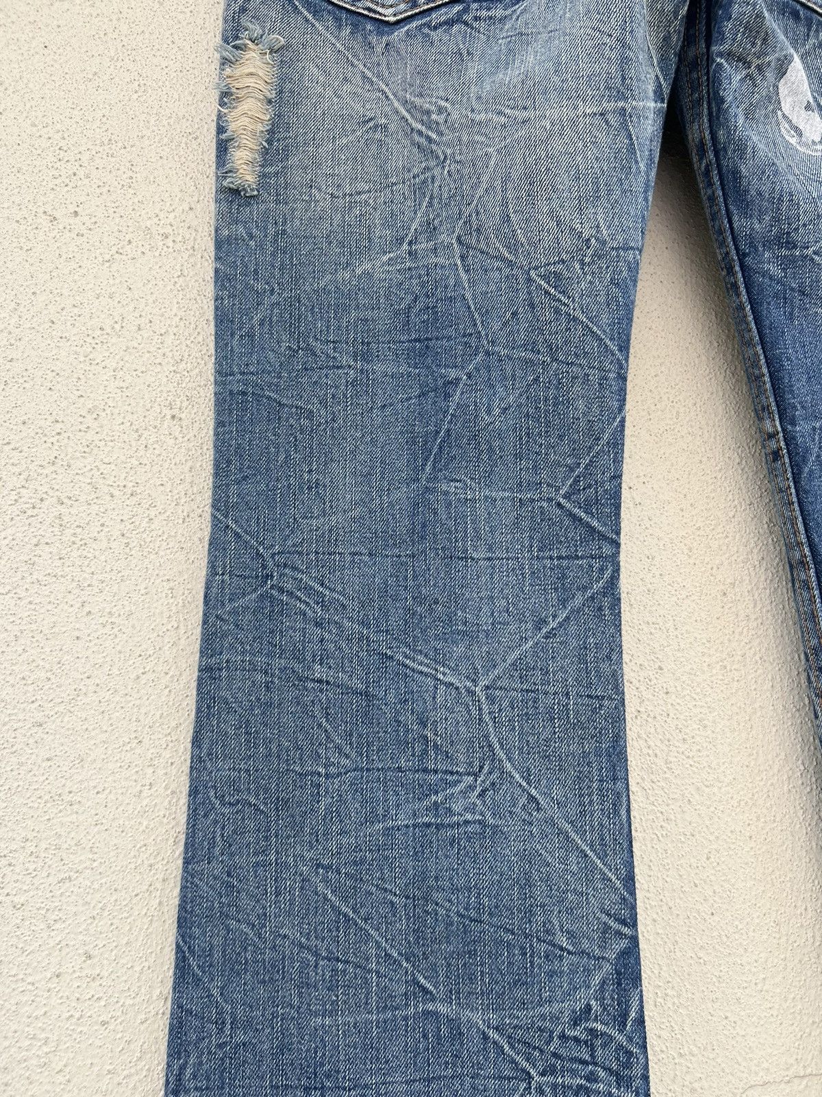 Vintage Vintage Diviner Japan Distressed Denim Flare Jeans Size US 29 - 16 Thumbnail