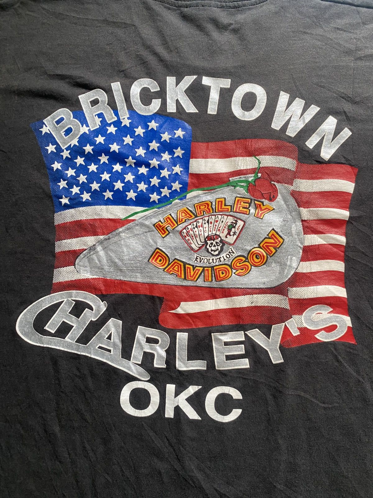 Harley Davidson Vintage 90s harley davidson okc Size US XL / EU 56 / 4 - 2 Thumbnail