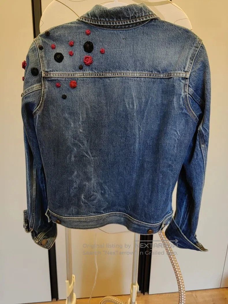 Yves Saint Laurent Saint Laurent Women's Denim Jacket. Size US S / EU 44-46 / 1 - 3 Thumbnail