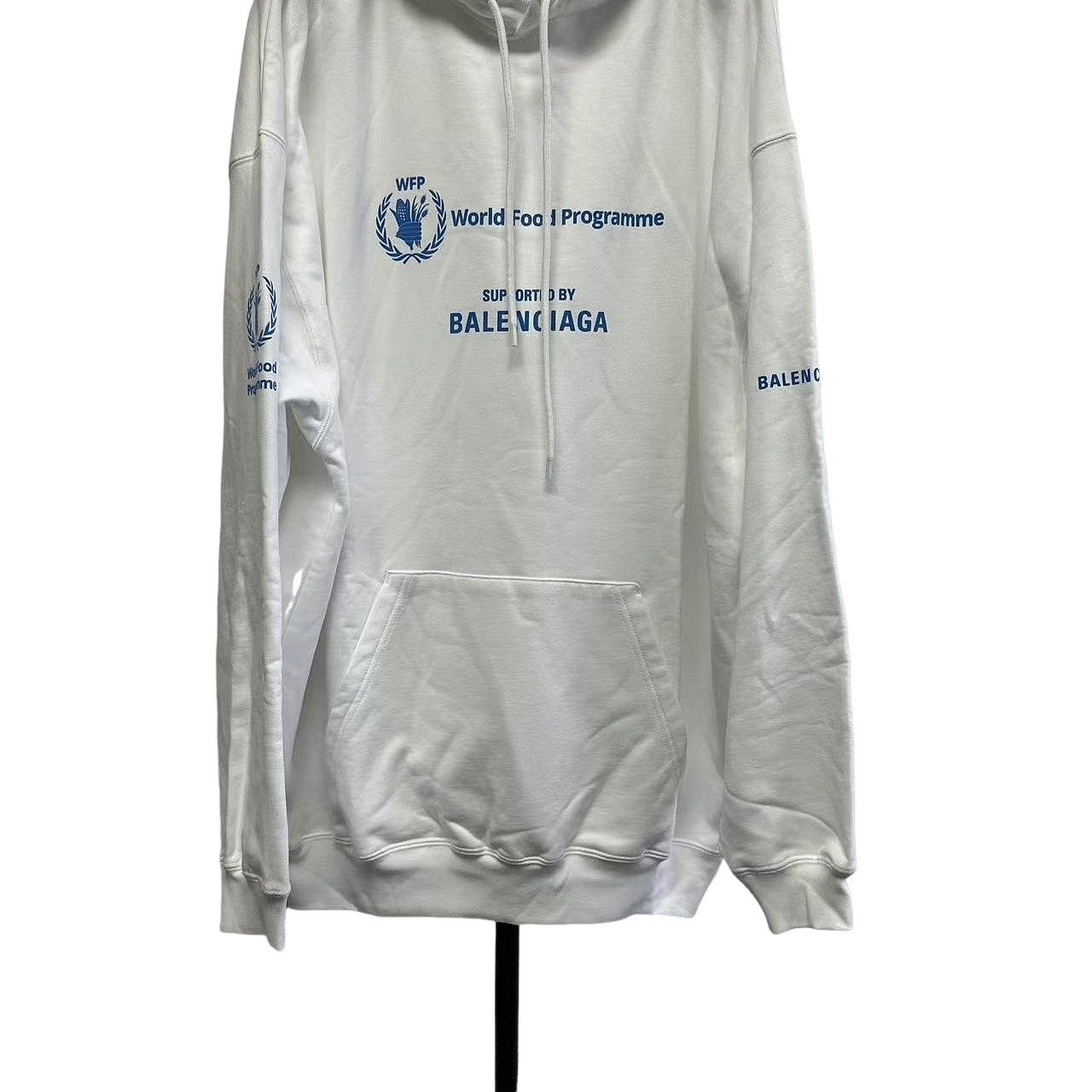Balenciaga Balenciaga White Logo Hoodie Oversized Nwt Size S- Fits