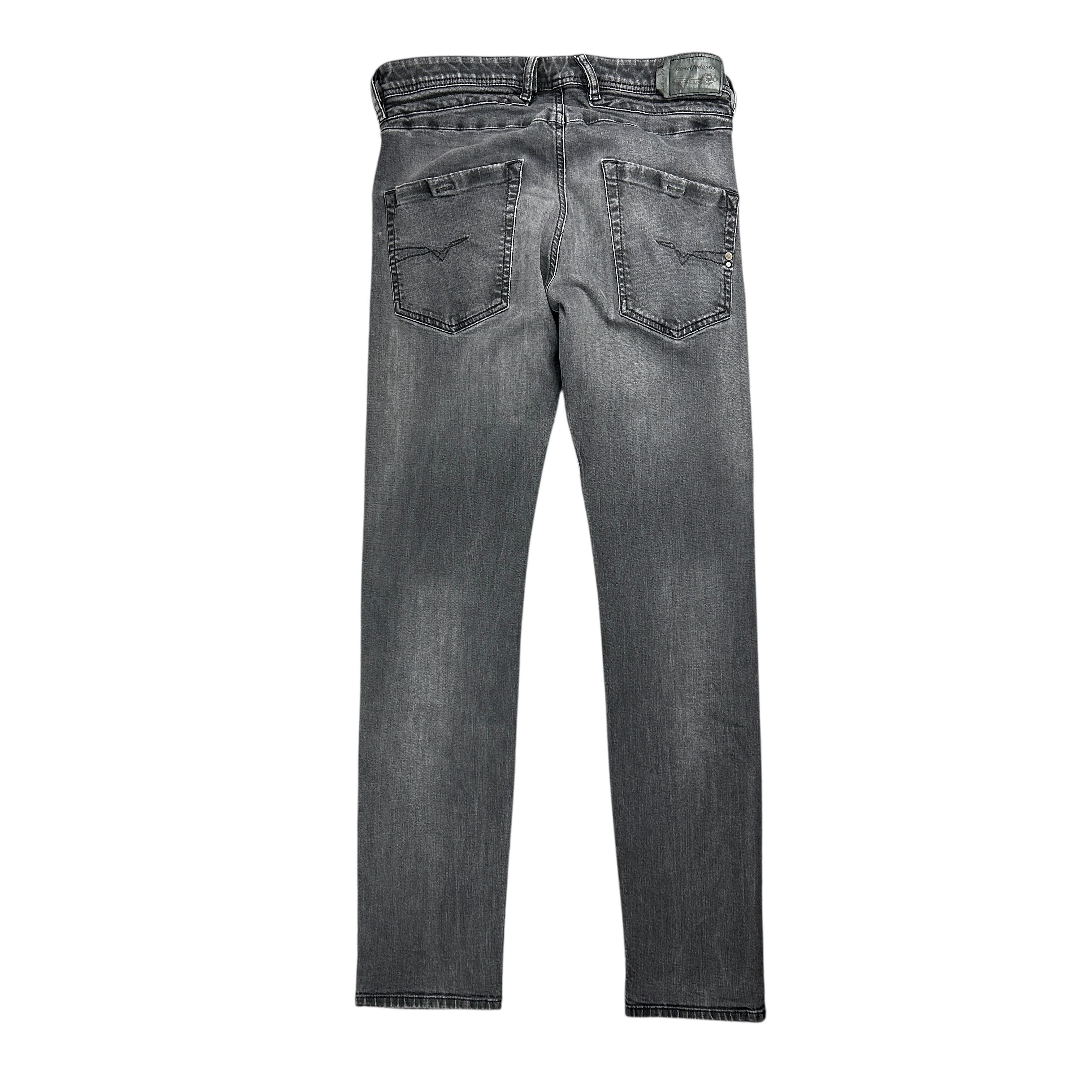 Diesel Diesel Belther R Gray Stretch Slim Skinny Jeans W31L32 Size US 31 - 2 Thumbnail