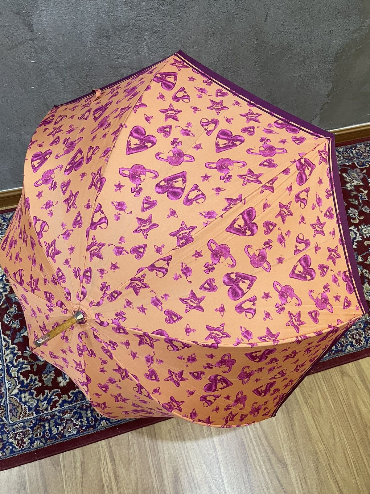 Vivienne Westwood Vivienne Westwood “Orb Skull Love “ Umbrella Size ONE SIZE - 4 Thumbnail