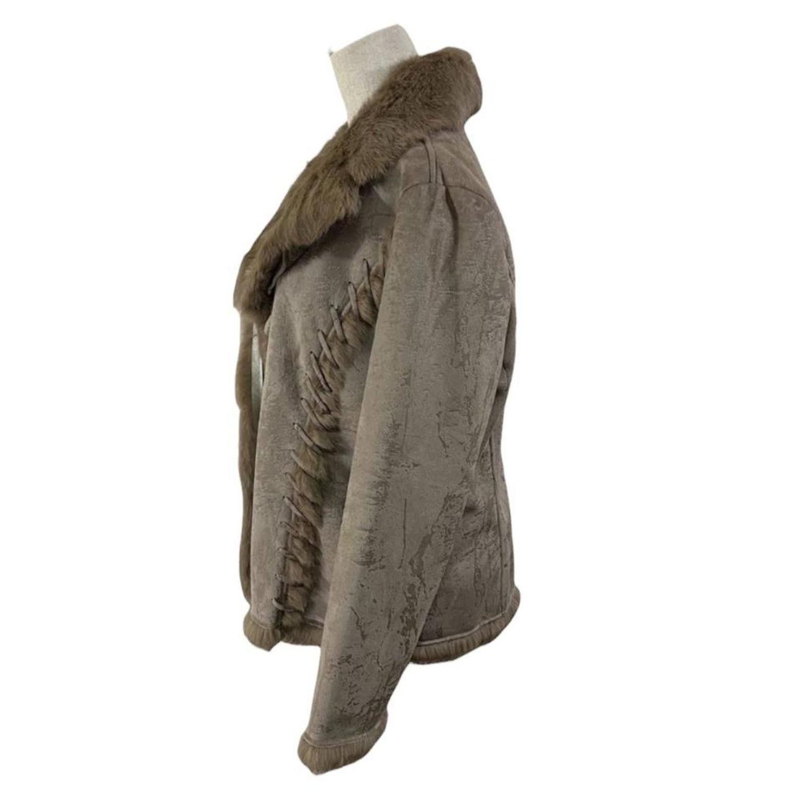Other Real rabbit fur whimsy goth vintage penny lane coat jacket Size XS / US 0-2 / IT 36-38 - 5 Thumbnail