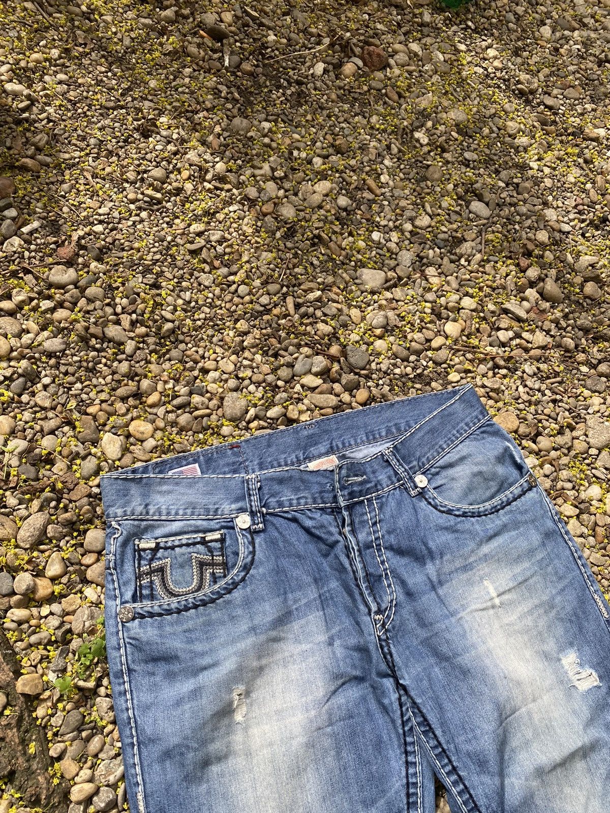 True Religion × Vintage Vintage True Religion Y2K Jeans Size US 38 / EU 54 - 4 Thumbnail