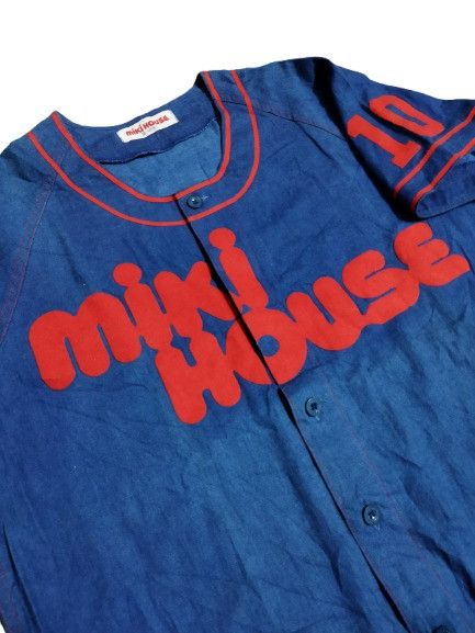 Japanese Brand Miki House Baseball Jersey Size US L / EU 52-54 / 3 - 3 Thumbnail
