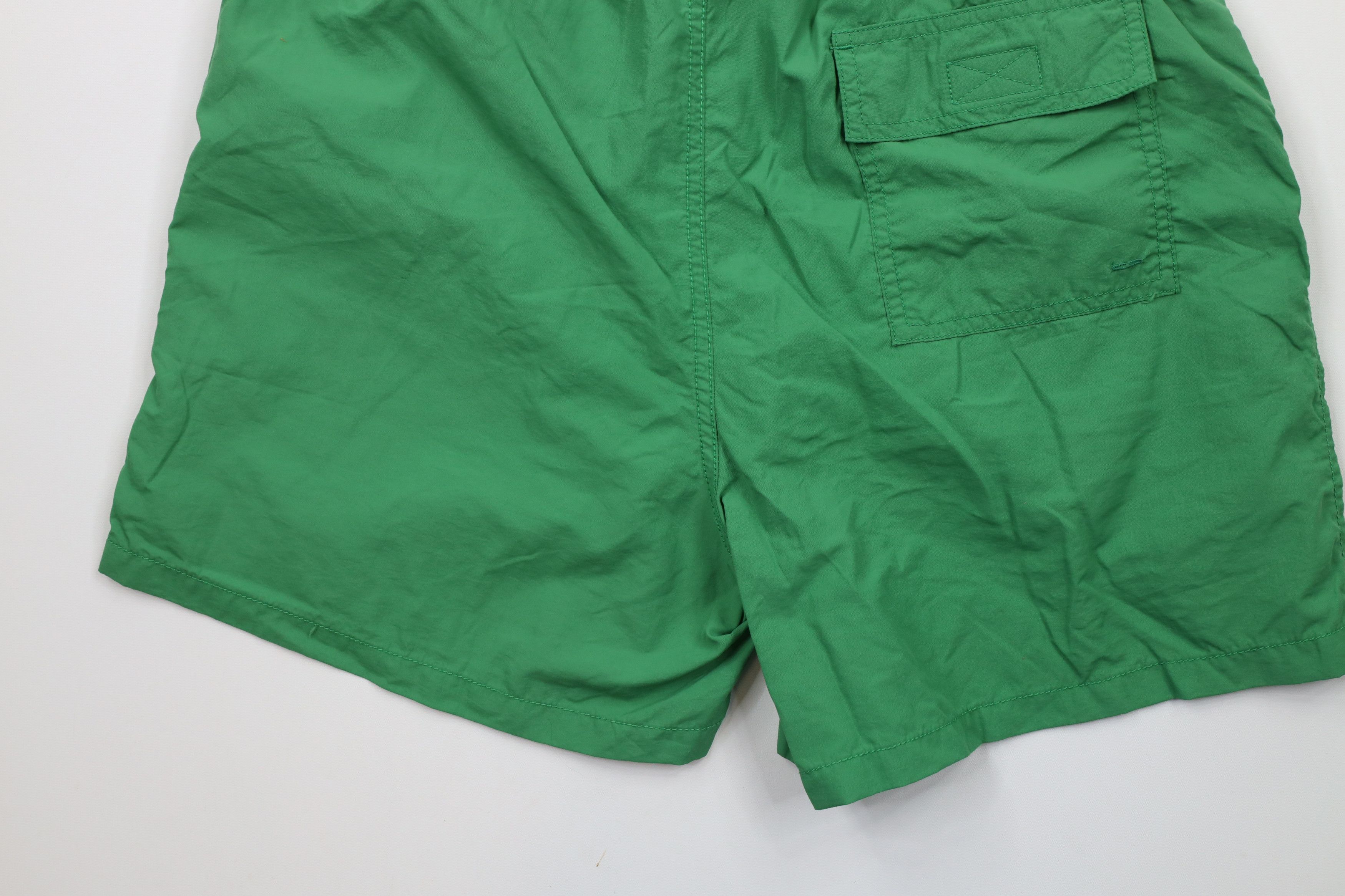 Ralph Lauren × Vintage Vintage 90s Ralph Lauren Knee Shorts Swim Trunks Green Size US 32 / EU 48 - 10 Thumbnail