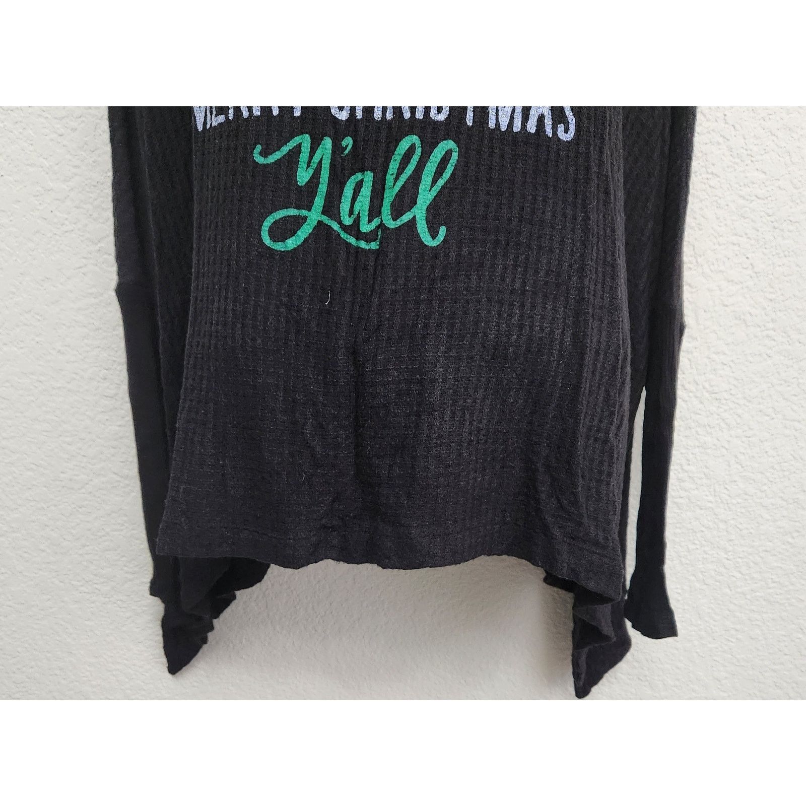 Other Zutter Black Red Green Merry Christmas Y'all Top Small Size S / US 4 / IT 40 - 3 Thumbnail