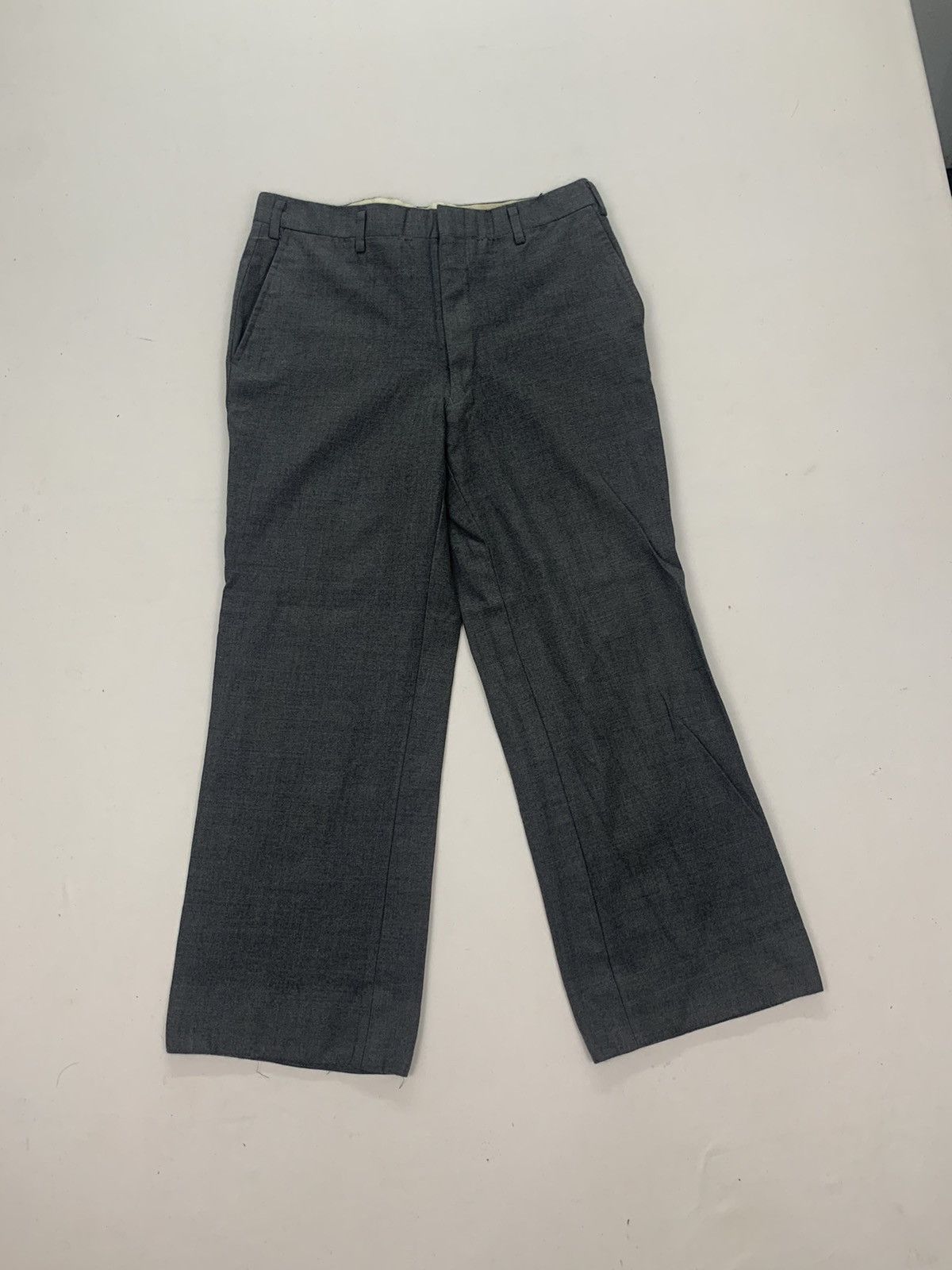 Burberry × Vintage Vintage 80s Burberrys Wool Trouser Pants Size 30" / US 8 / IT 44 - 2 Thumbnail