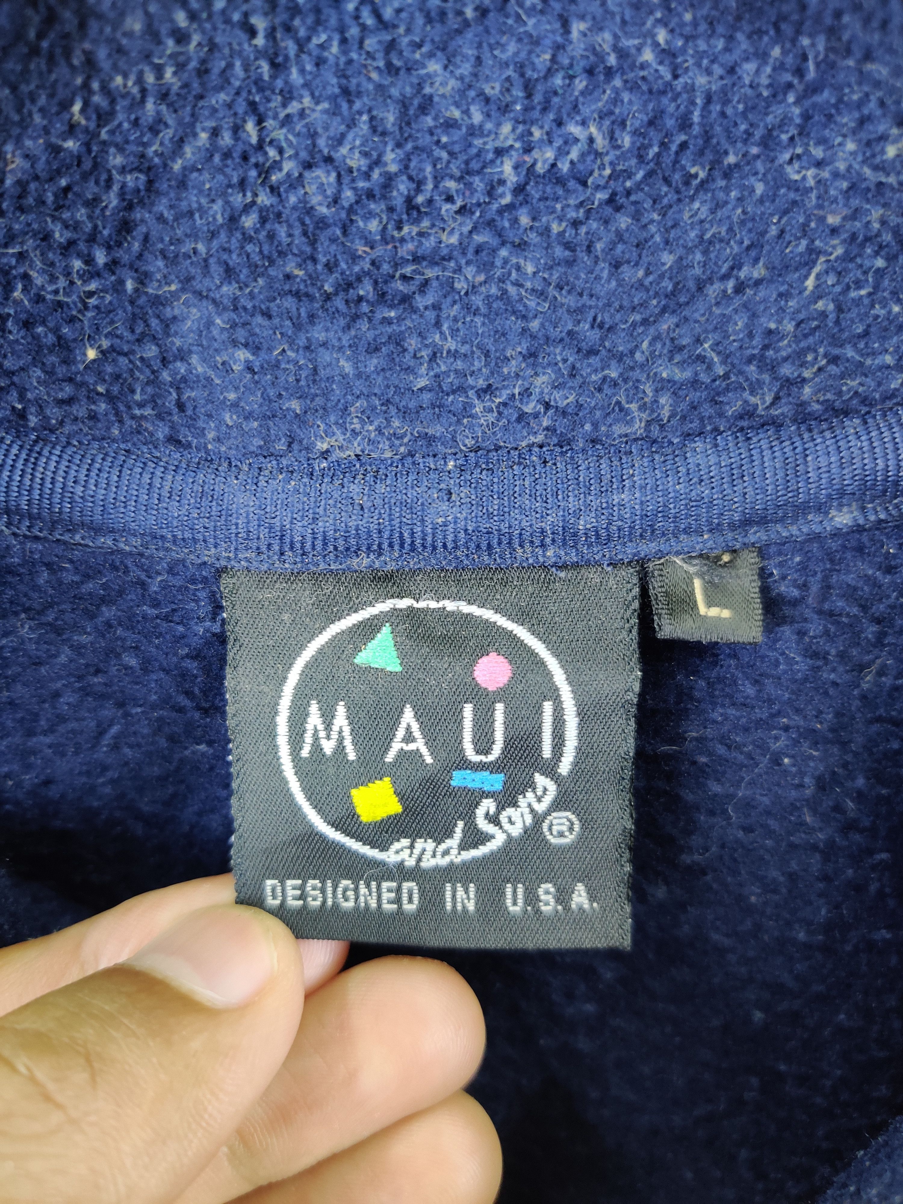 Maui and Sons Vintage Maui And Sons Fleece Zipper Jacket Size US L / EU 52-54 / 3 - 10 Thumbnail