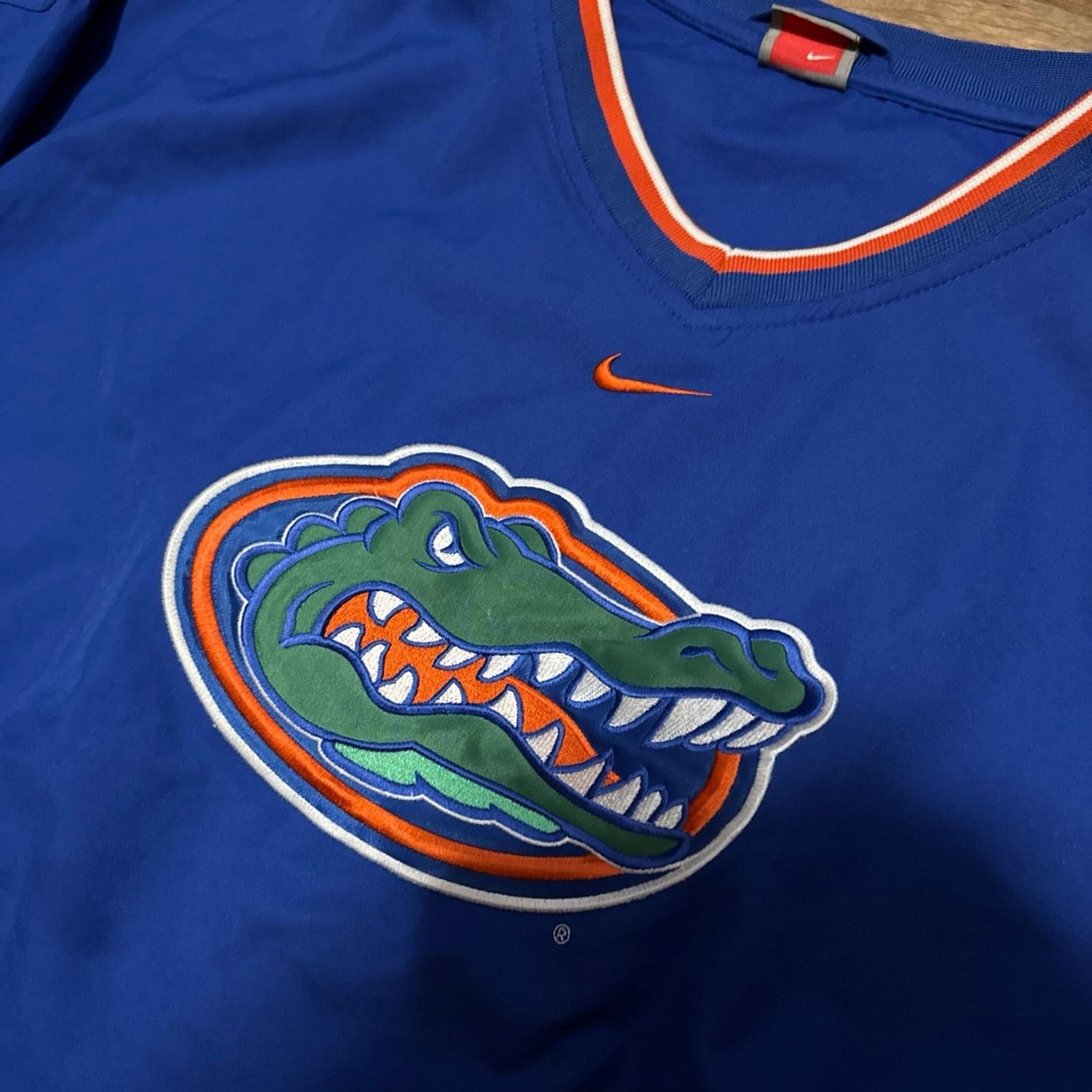 Nike Y2K Nike Team Florida Gators Center Swoosh Windbreaker Size US XXL / EU 58 / 5 - 3 Thumbnail