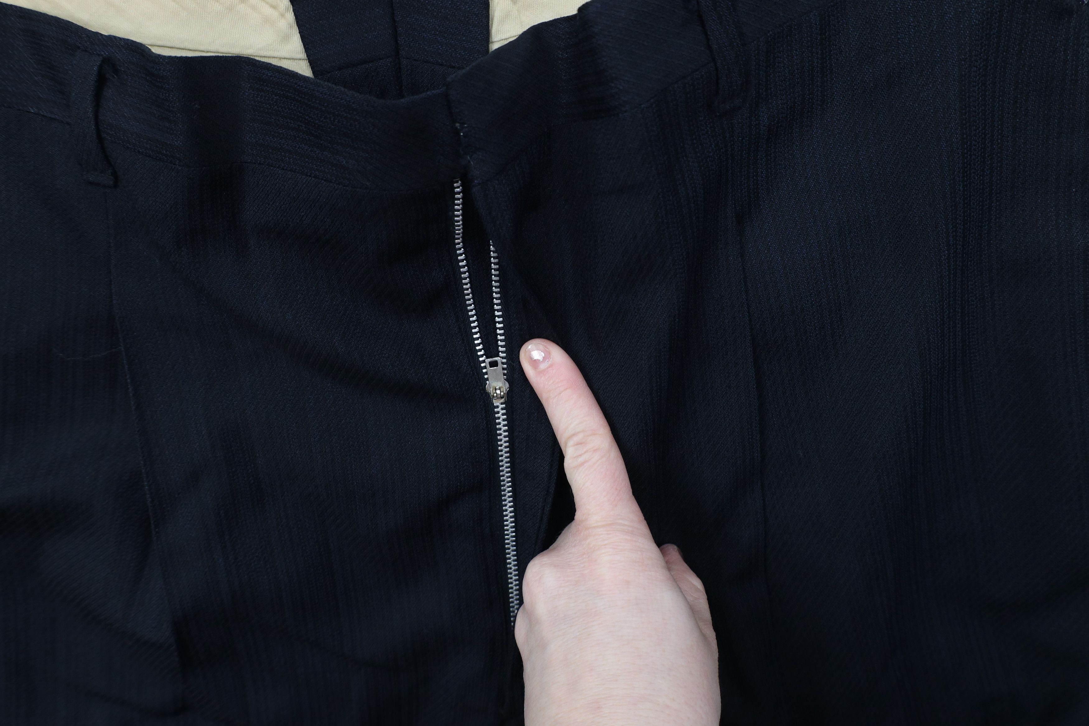 Vintage Vintage 50s Hollywood Regency Striped Chino Pants USA Size US 36 / EU 52 - 5 Thumbnail
