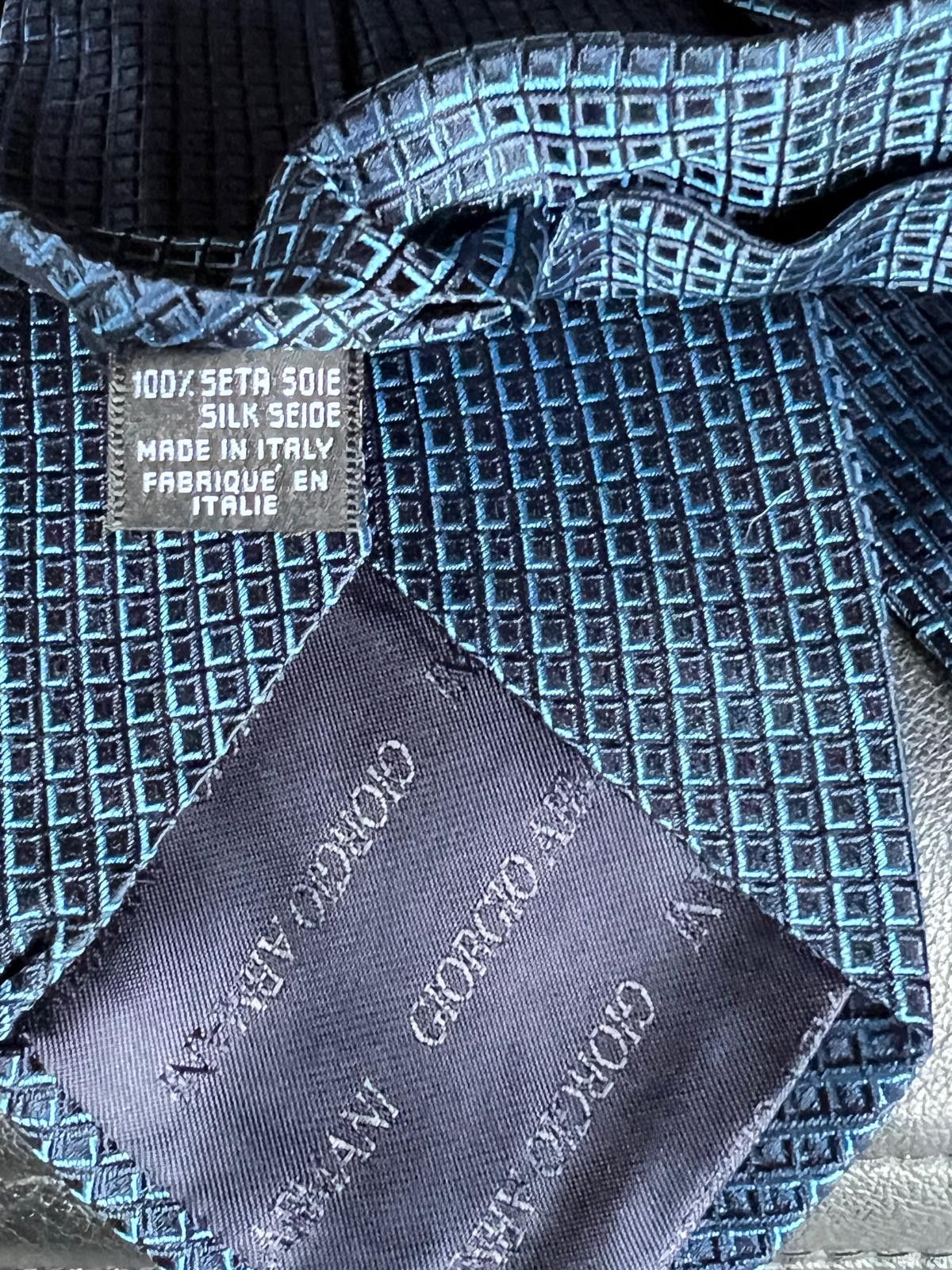 Armani Collezioni Armani Collezioni long silk tie Size 46 - 5 Thumbnail