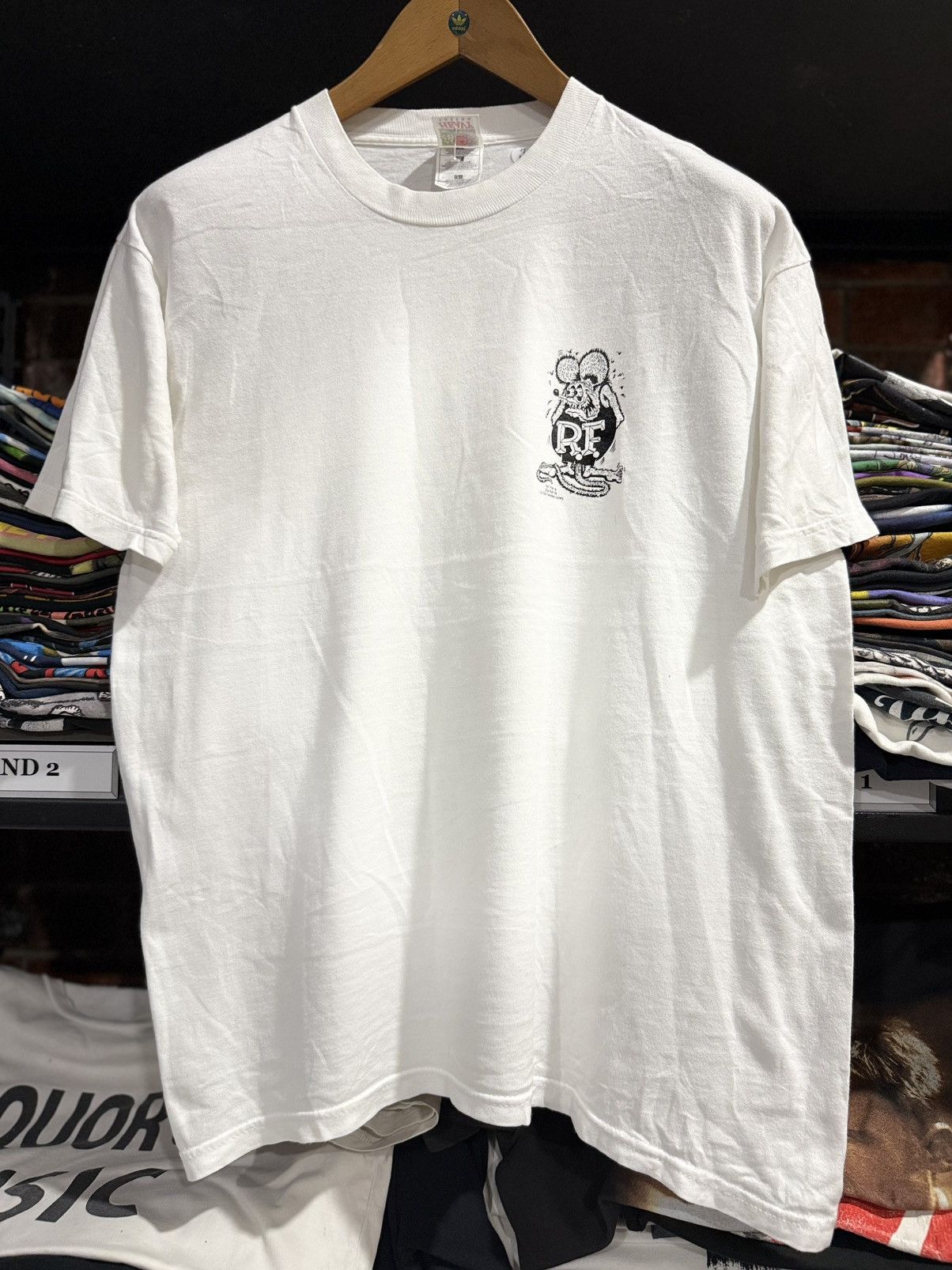 Girl Skateboards Vintage 90s Rat Fink Lady Luck 8 Ball Ed Roth Tee Size US L / EU 52-54 / 3 - 2 Thumbnail