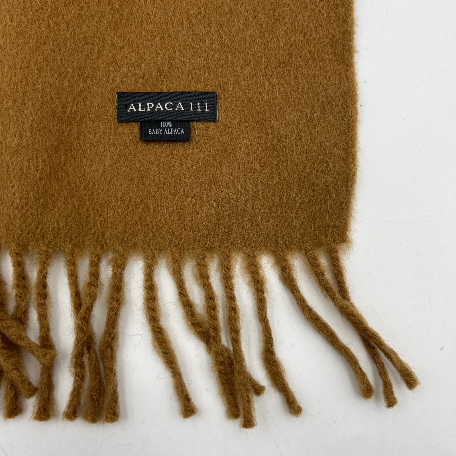 Other Alpaca 111 Baby Alpace Camel Scarf Size ONE SIZE - 3 Thumbnail