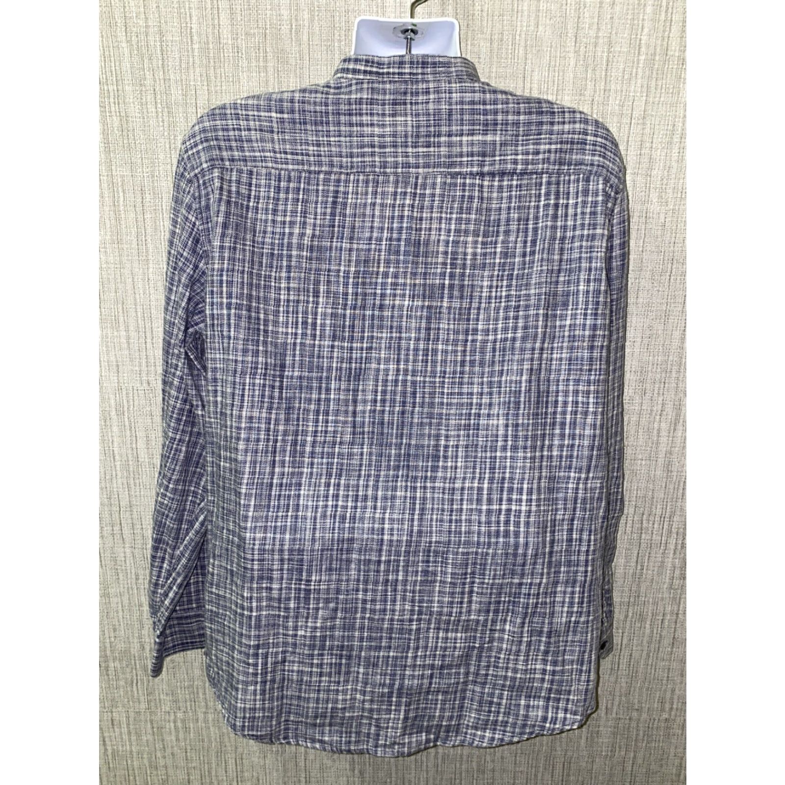Armani Exchange Armini Exchange Mens Button-Up Shirt Long Sleeve Blue White 2XL Collared Casual Colorful Check Size US XXL / EU 58 / 5 - 5 Thumbnail