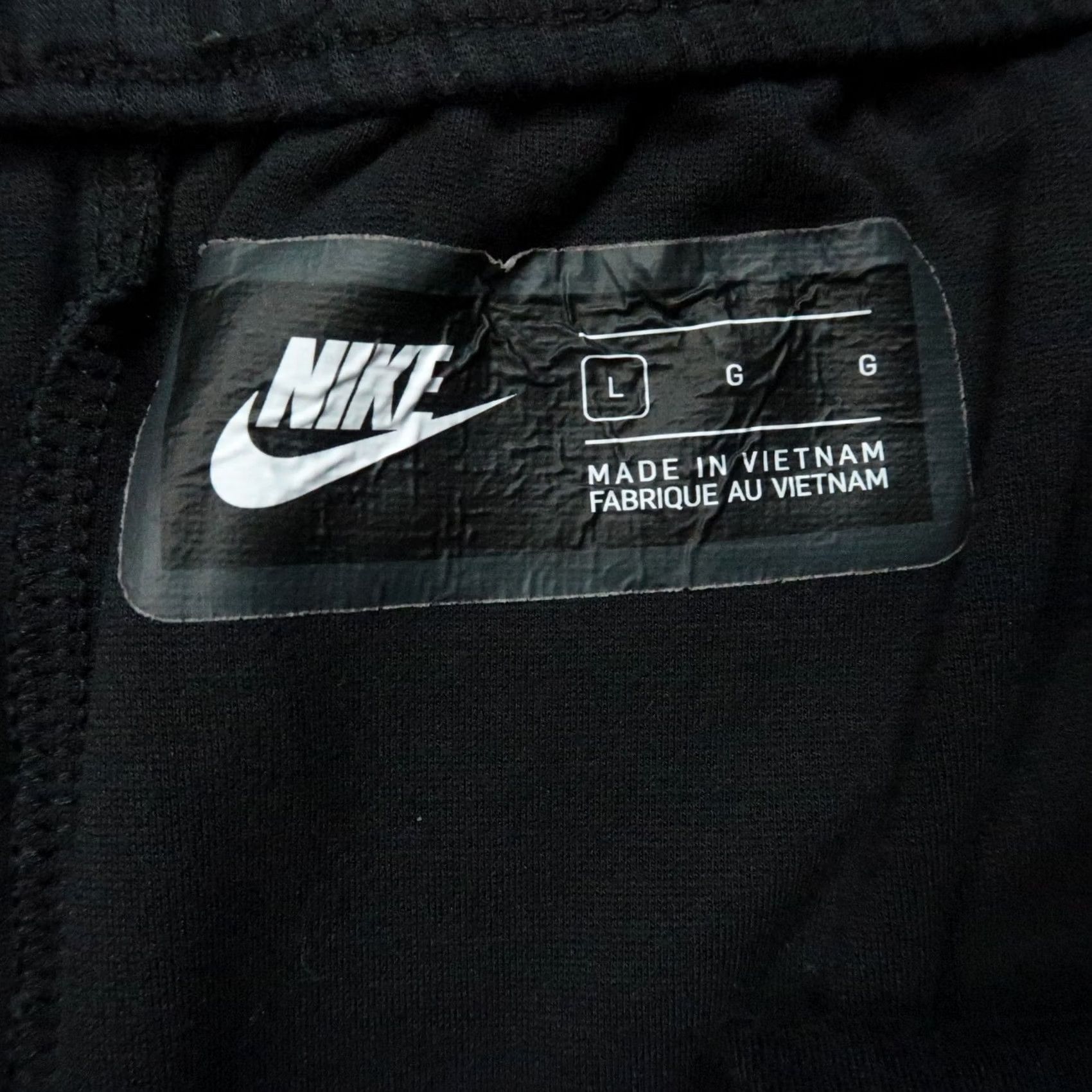 Nike Nike Pants Mens Large Black Jogger Athletic Tech Fleece Knit Zip Pocket Stretch Size US 33 - 3 Thumbnail