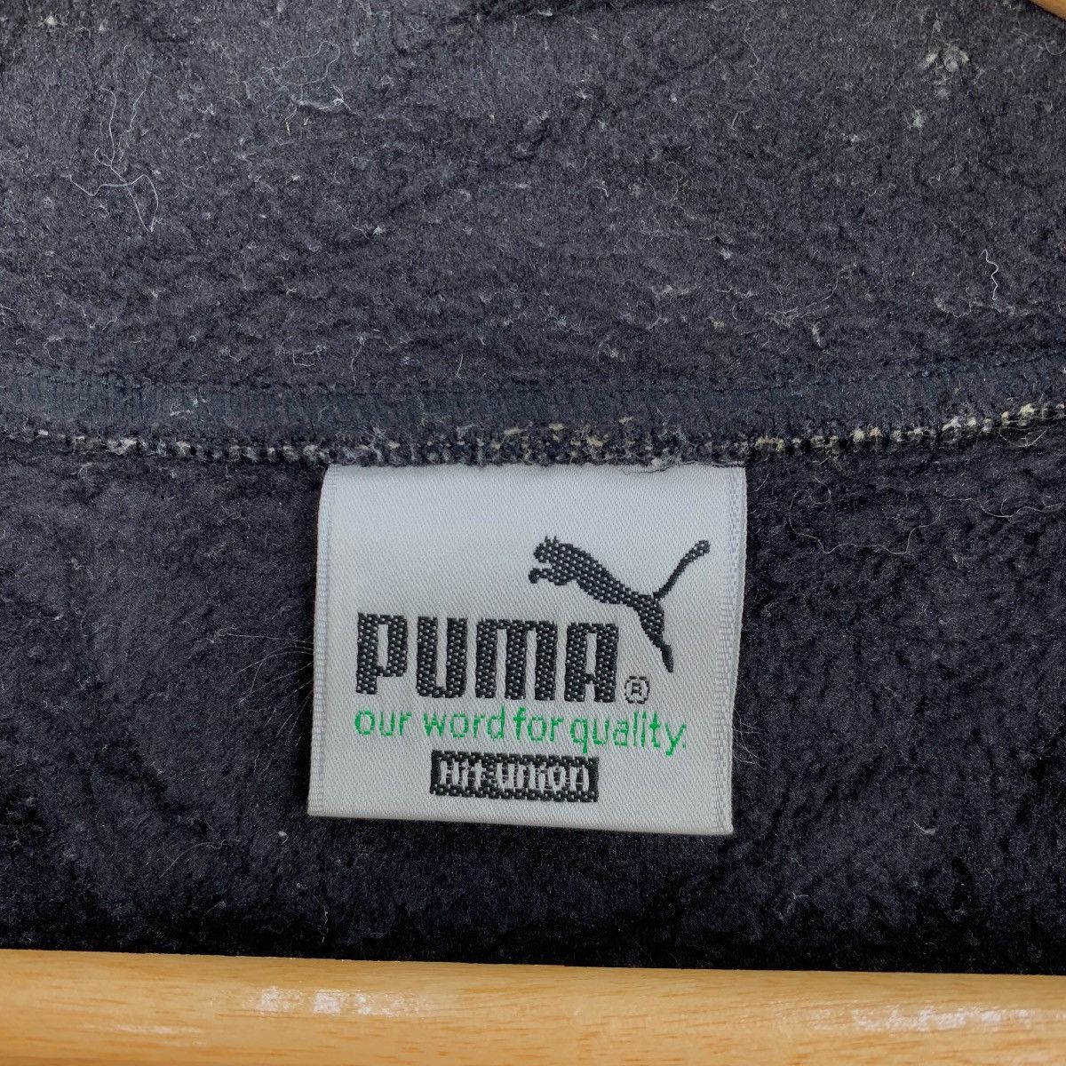 Puma × Vintage Vintage PUMA Sportswear Fleece Half Zipper Sweatshirt Size US L / EU 52-54 / 3 - 4 Thumbnail