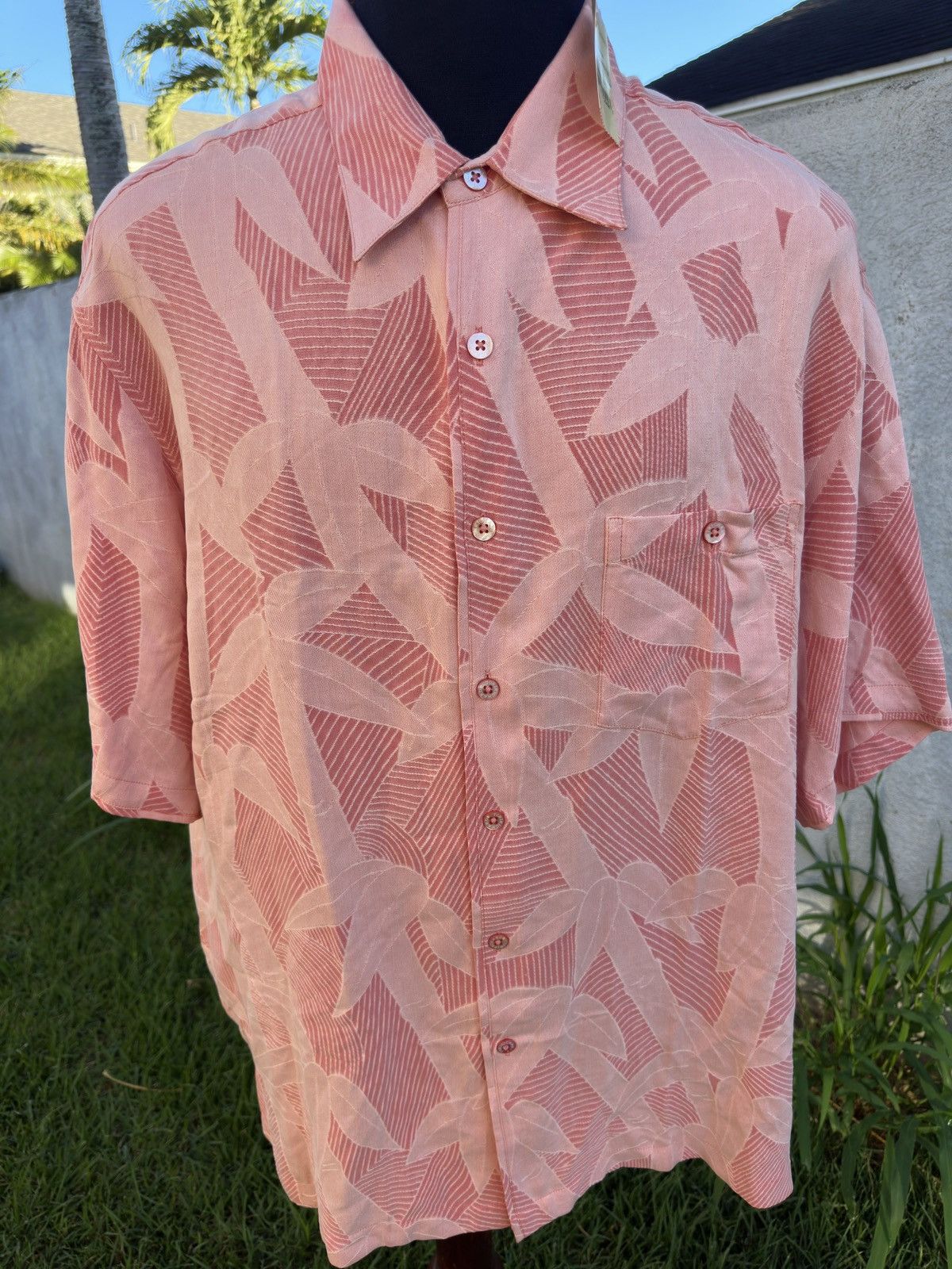 Tori Richard New Tori Richard Hawaiian Print Orange Full Button Men's XL Size US XL / EU 56 / 4 - 1 Thumbnail