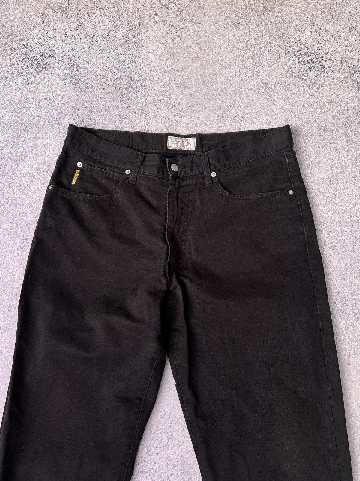 Armani × Designer × Vintage Vintage Armani Jeans Black Pants Size US 32 / EU 48 - 6 Thumbnail