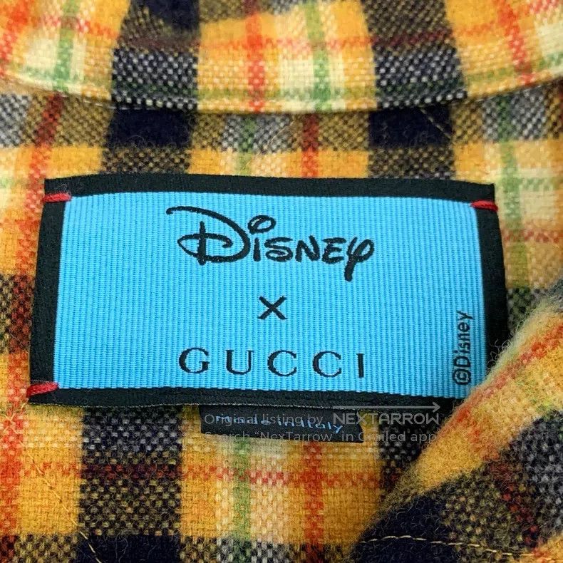 Gucci Gucci Yellow Donald Duck embroidered plaid wool lapel sing Size US M / EU 48-50 / 2 - 7 Thumbnail