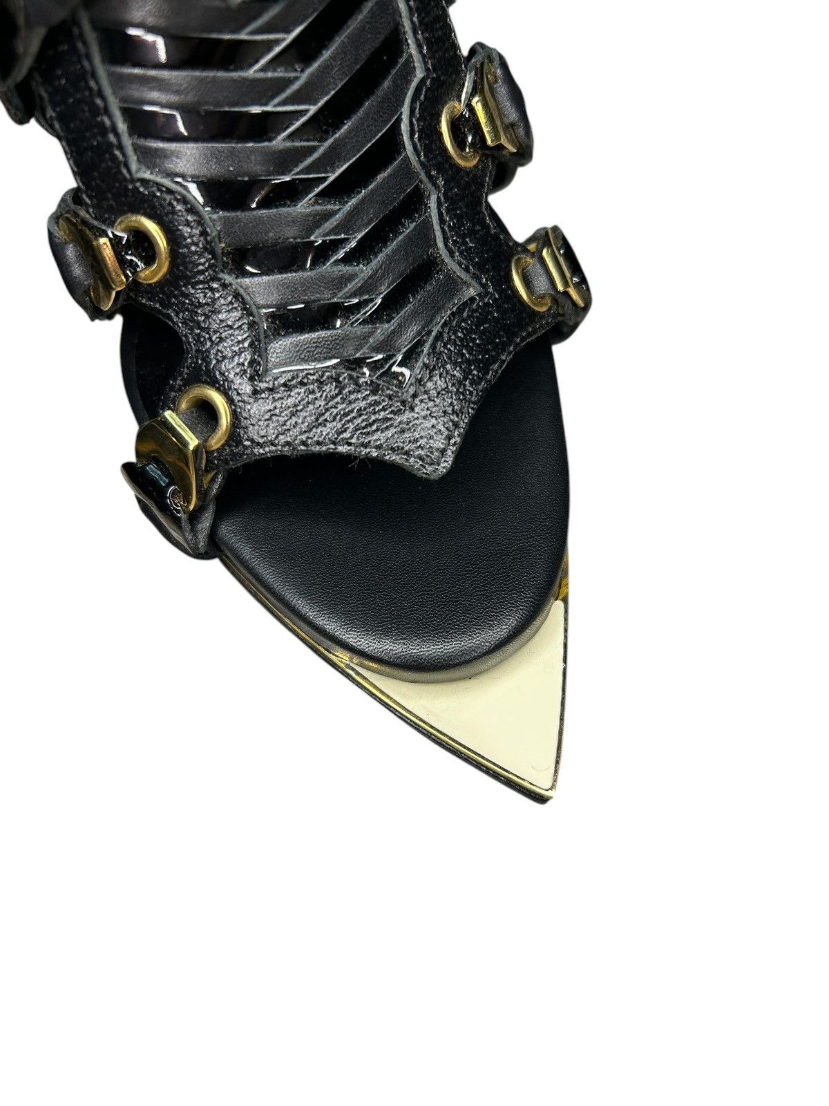 Balenciaga S/S 08 Nicolas Ghesquière Gladiator Heels Size US 8 / IT 38 - 4 Thumbnail