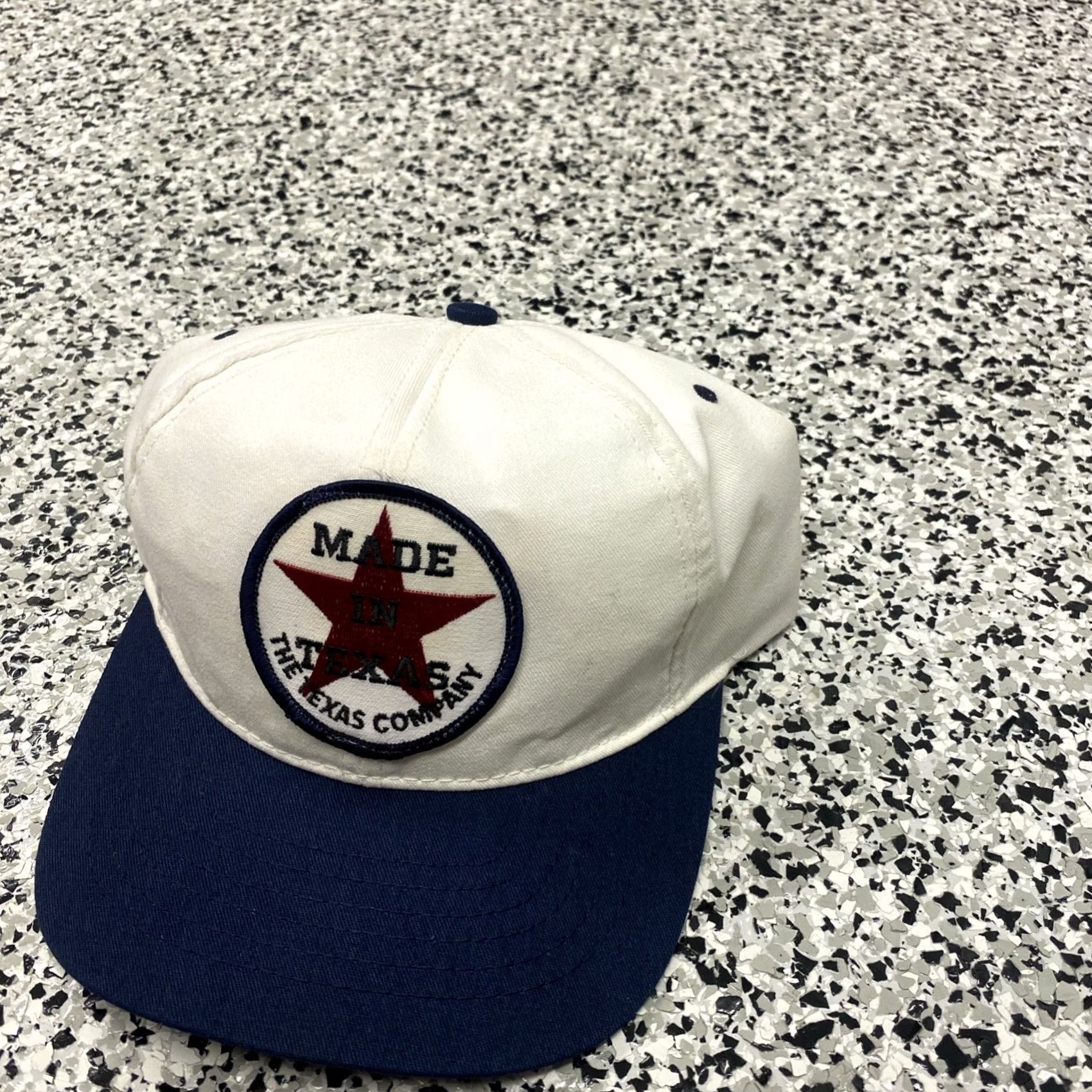 Vintage VINTAGE Swingsters Patch Hat Snapback Made in USA Texas White Blue One Size Men USA Snapback Boys Girls Mens Womens Size ONE SIZE - 3 Thumbnail