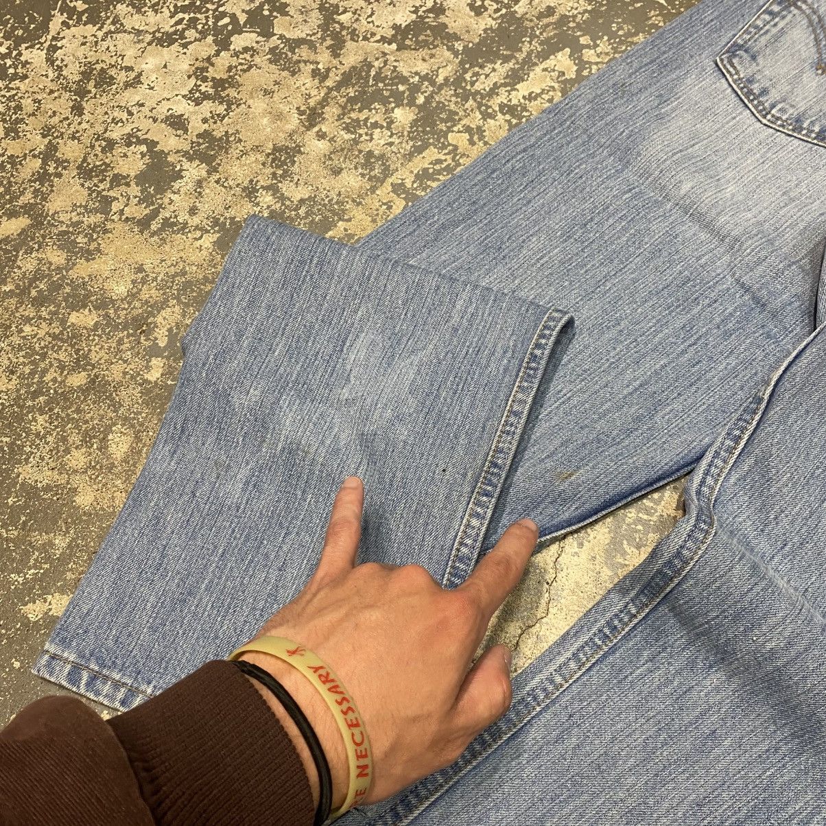 Japanese Brand × Levi's × Vintage Vintage Levis 501 Light Wash Botton Fly Denim Jeans USA 90s Size US 33 - 13 Thumbnail