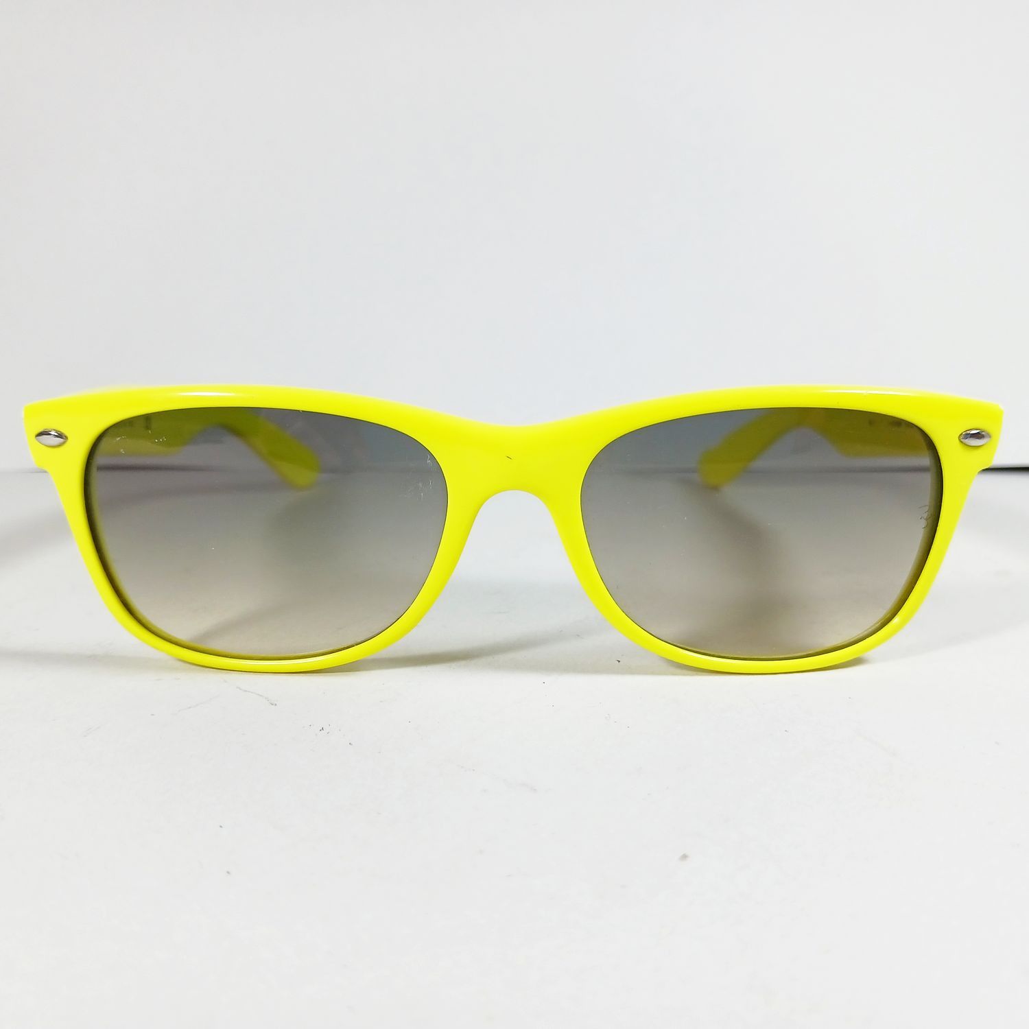 RayBan Ray Ban RB2132 Neon Yellow New Wayfarer Unisex Sunglasses Size ONE SIZE - 3 Thumbnail