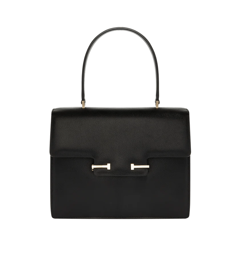 Tom Ford o1h1sh10626 Size:OS/Aube Small Top Handle Bag in Black Size ONE SIZE - 1 Thumbnail
