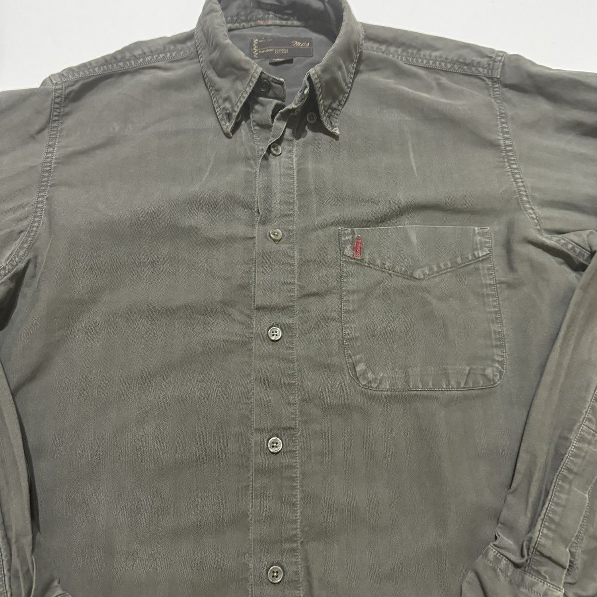 Marlboro Classics × Vintage Marlboro Classics Men’s Denim Shirt Brown Regular Fit Size US M / EU 48-50 / 2 - 2 Thumbnail