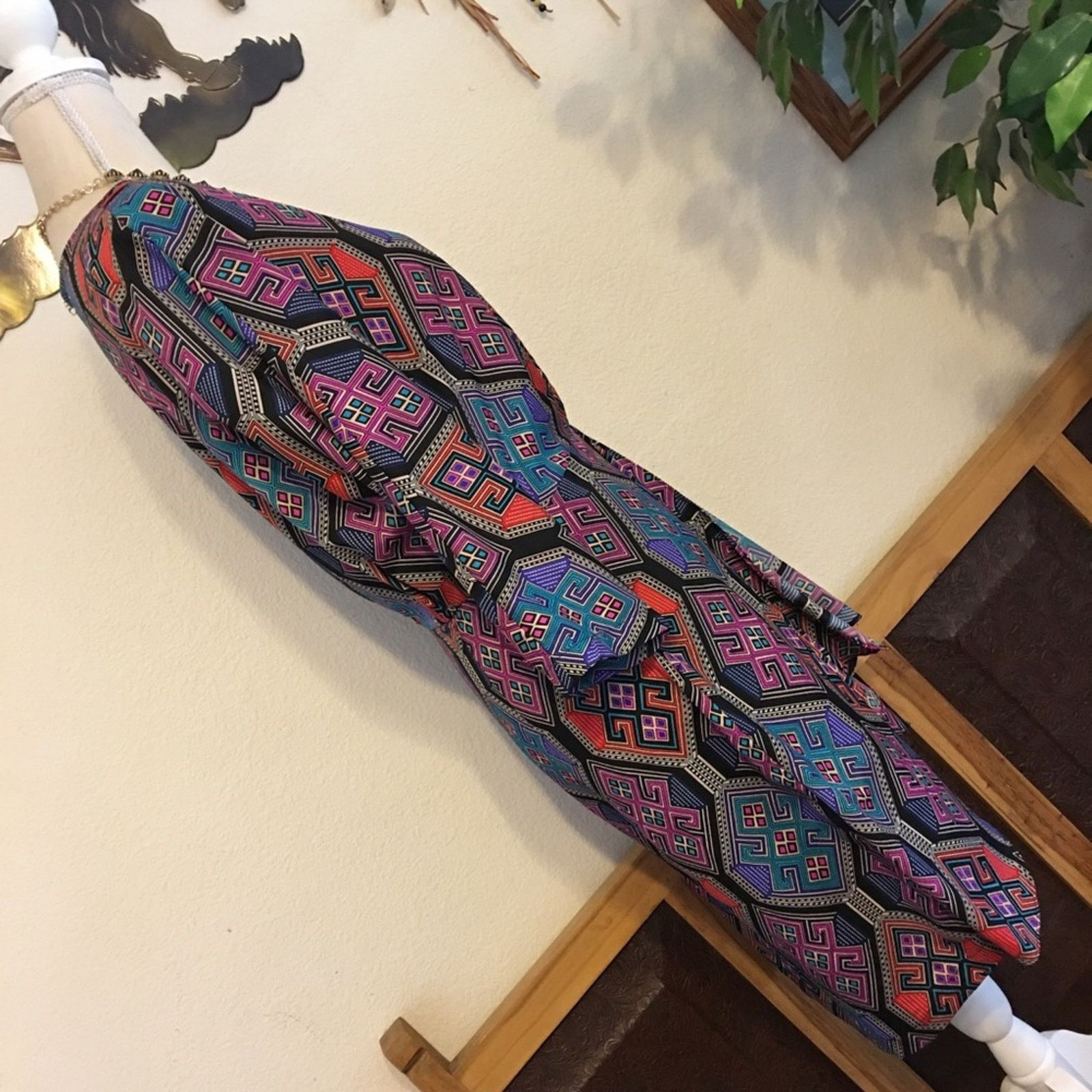 Mara Hoffman Mara Hoffman geometric print silk summer dress Size M / US 6-8 / IT 42-44 - 4 Thumbnail