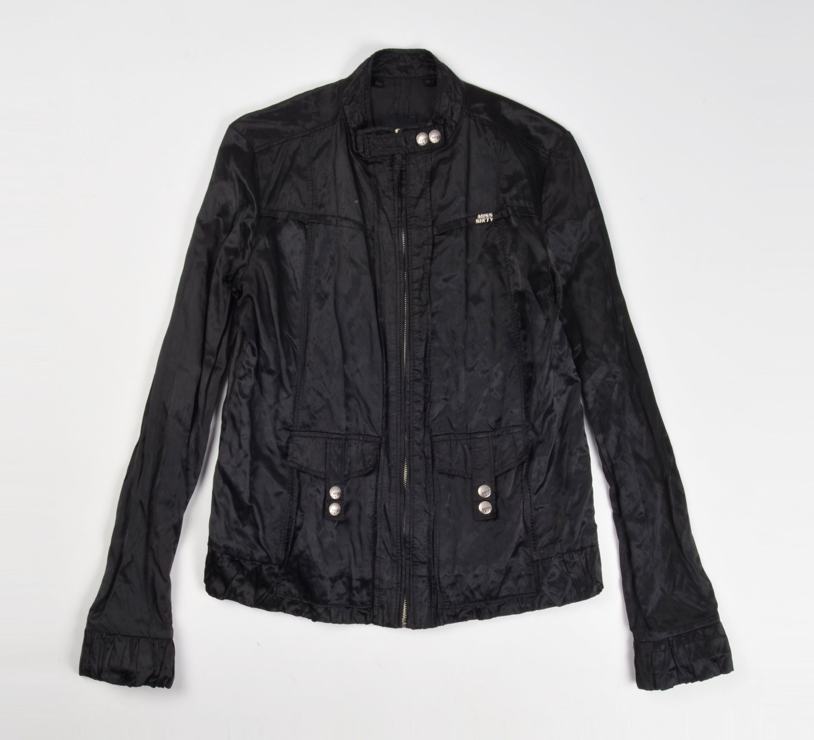 Miss Sixty Miss Sixty Y2K 2000's Coquette Black Long Sleeve Jacket Size M / US 6-8 / IT 42-44 - 4 Thumbnail