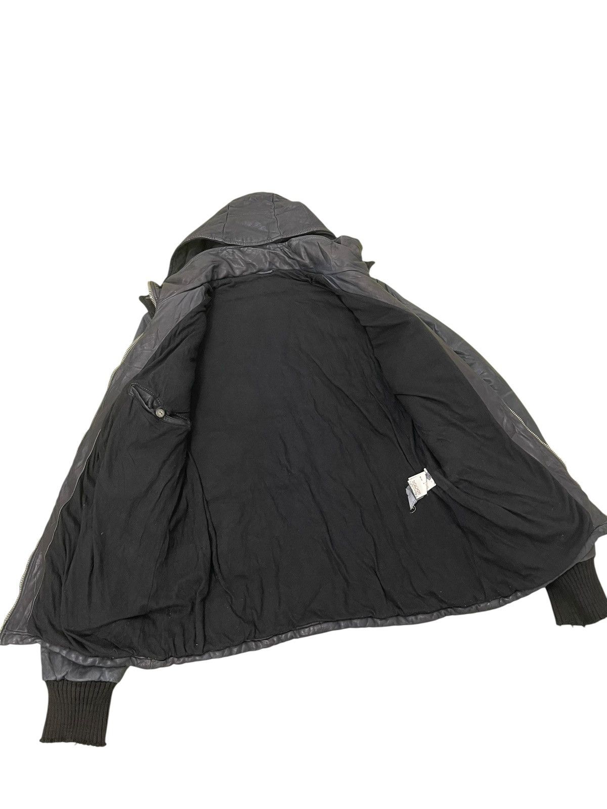 Giorgio Brato Giorgio Brato Leather Jacket Hoodie Slim 7🟩0 Size US M / EU 48-50 / 2 - 13 Thumbnail