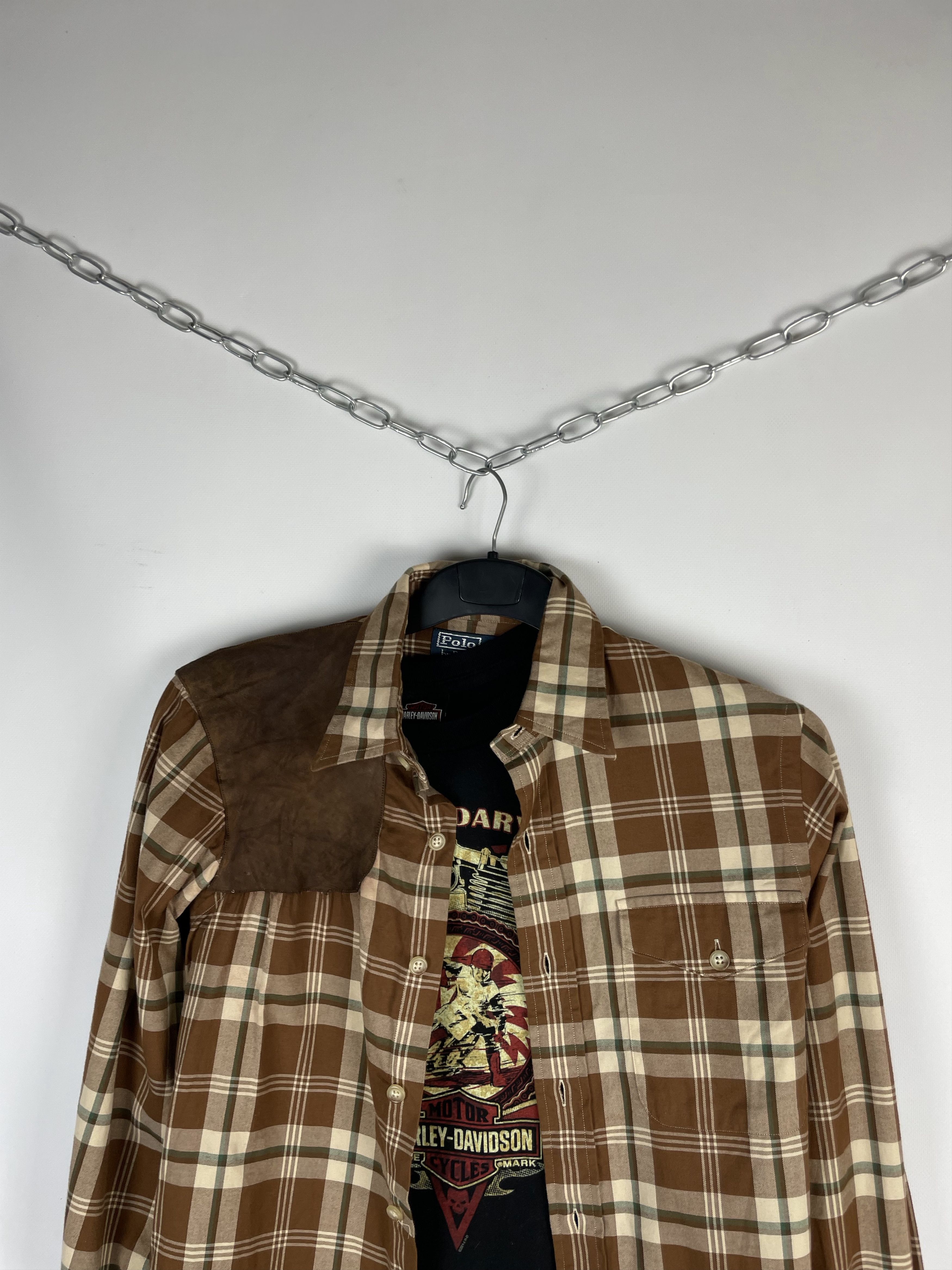 Flannel Flannel Polo Ralph Lauren Vintage Mens Shirt Size US S / EU 44-46 / 1 - 3 Thumbnail