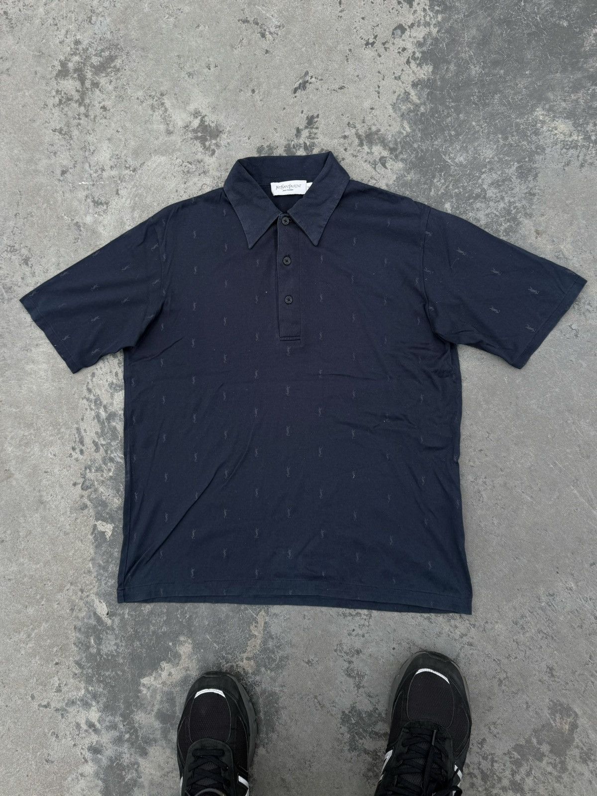 Yves Saint Laurent Vintage YSL Yves Saint Lauren Monogram Y2K Logo Print Shirt Size US M / EU 48-50 / 2 - 6 Thumbnail