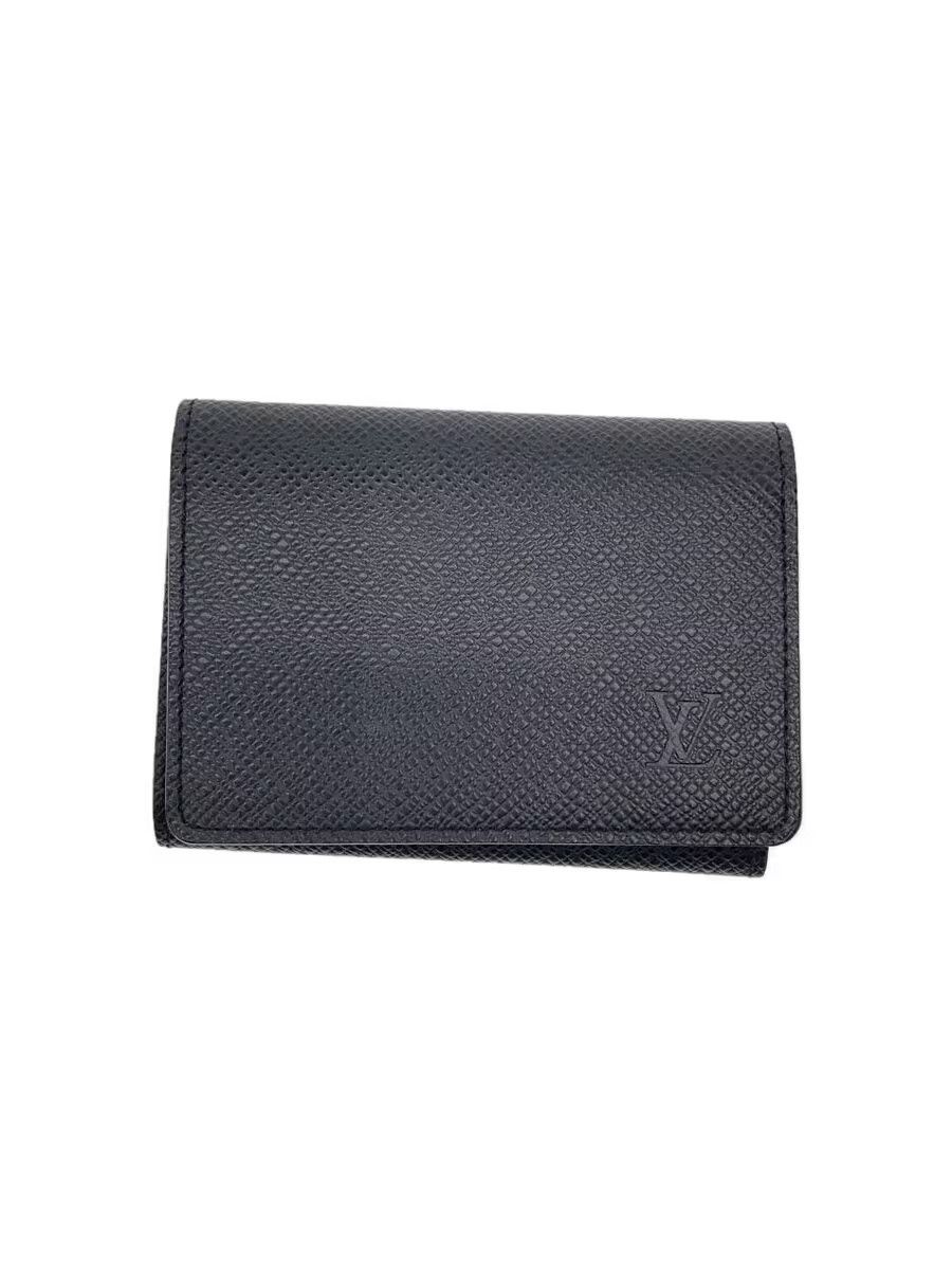 Louis Vuitton Louis Vuitton Taiga Envelope Carte de Visite Black Size ONE SIZE - 1 Thumbnail