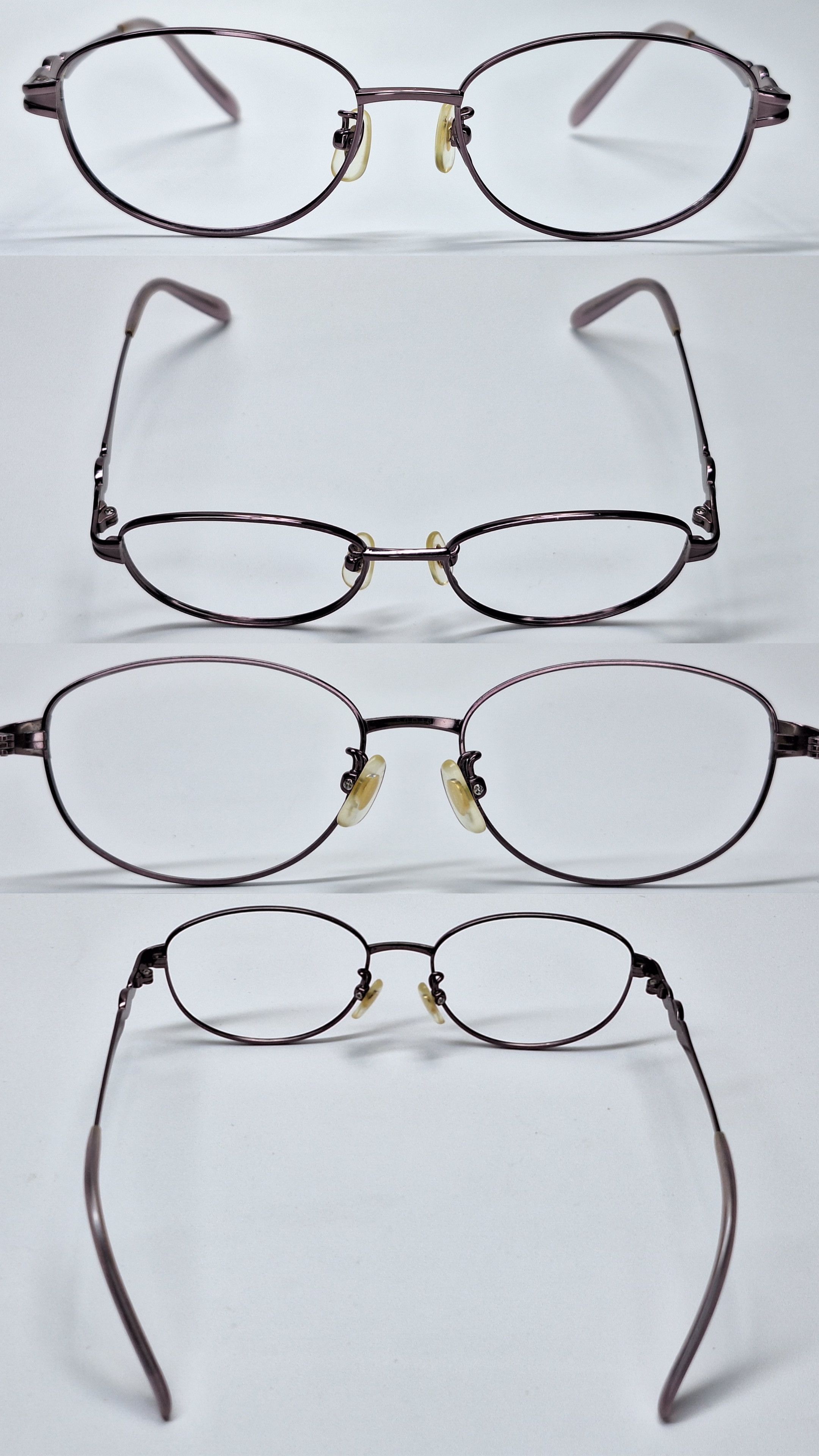 Seiko Seiko SE4008 Pure Titanium Ti-P Purple Oval Vintage Eyeglass Size ONE SIZE - 4 Thumbnail