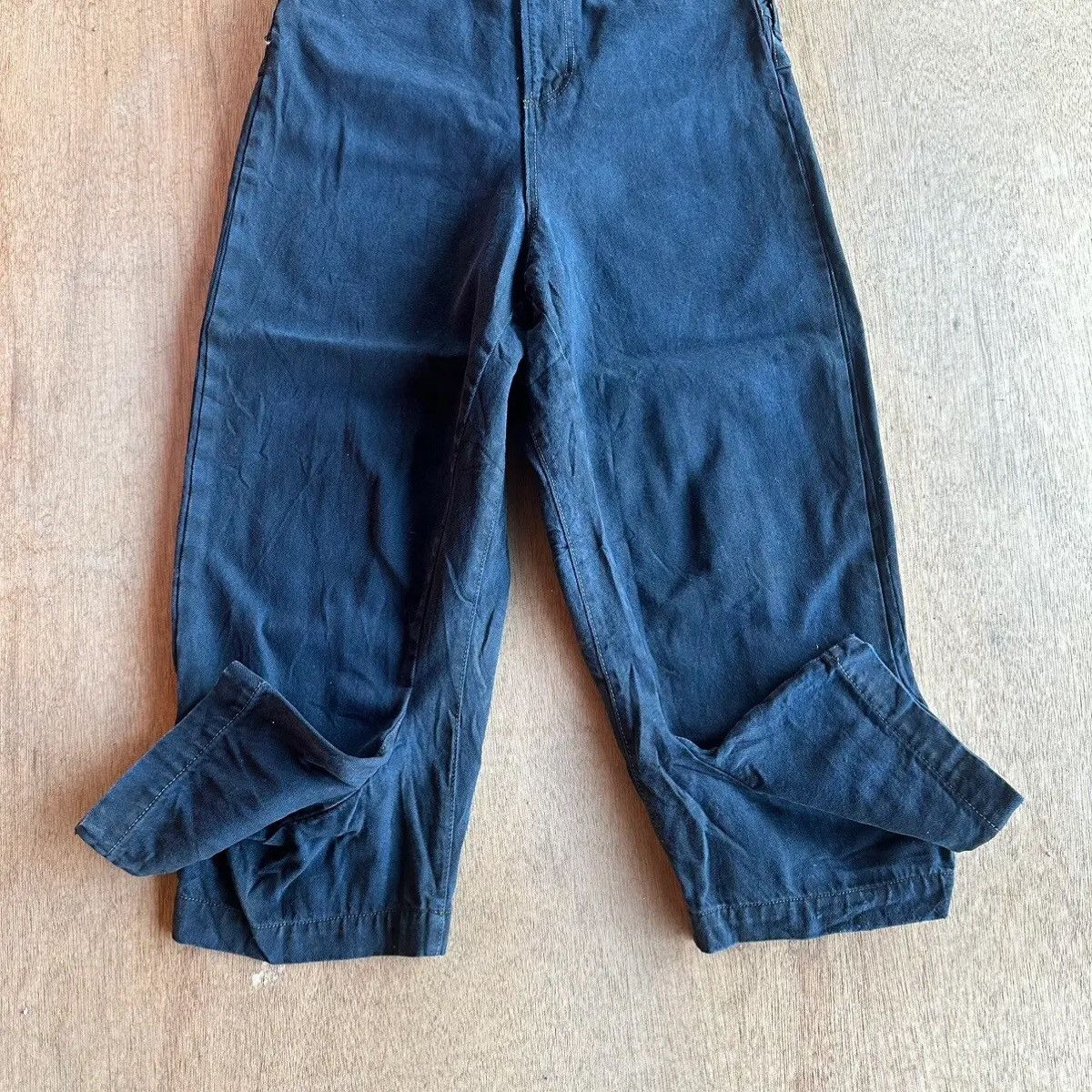 Maison MIHARA YASUHIRO RARE 💥 VINTAGE DOUBLE WAIST/LEGS DESIGNER BAGGY JEANS PANTS Size US 30 / EU 46 - 5 Thumbnail