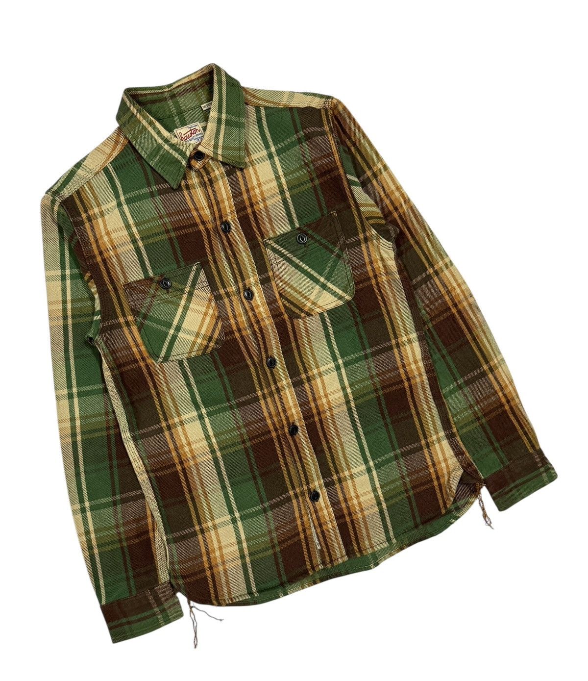 Japanese Brand Houston Union Made Tartan Flannel Button Ups Shirt Size US M / EU 48-50 / 2 - 5 Thumbnail